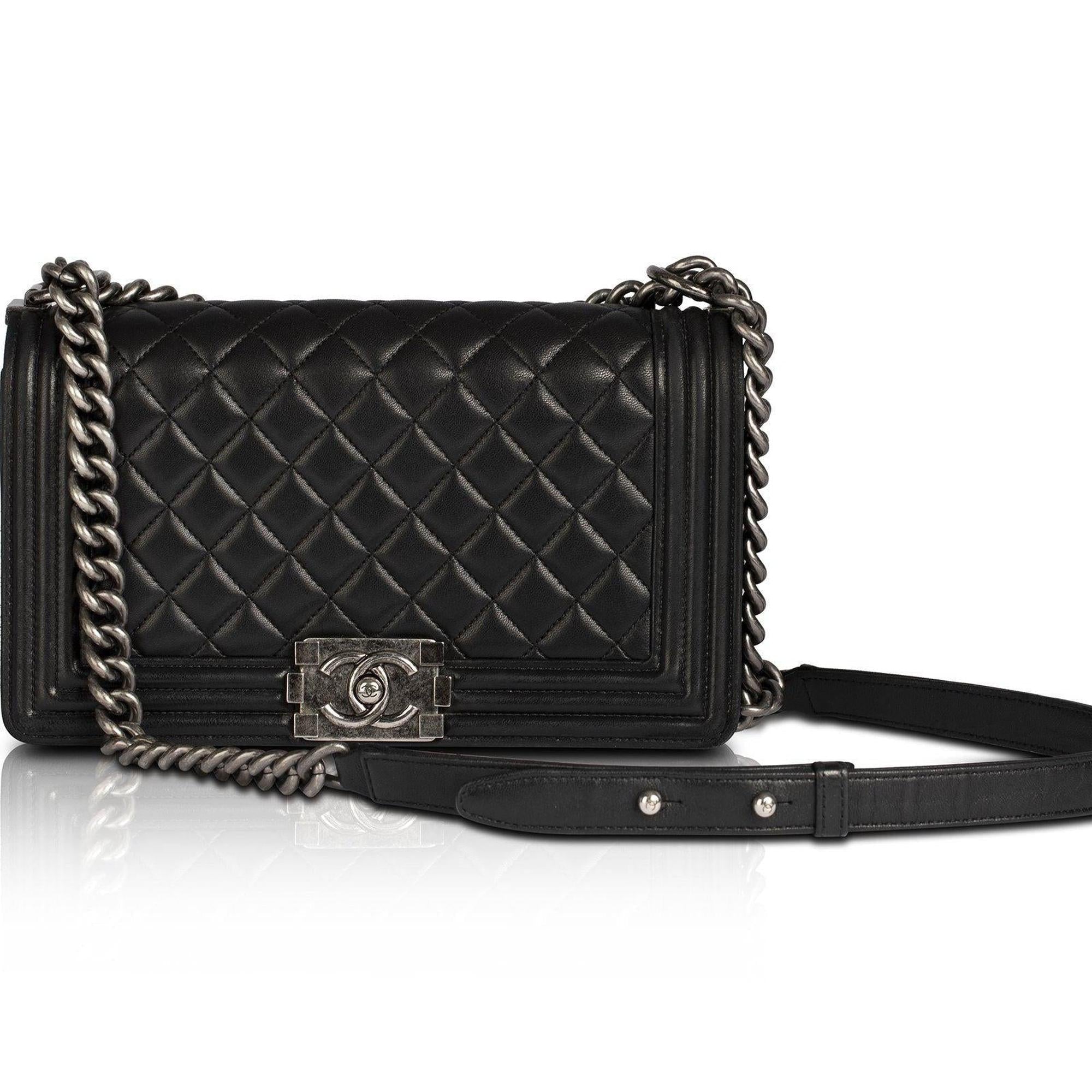 Chanel Black Medium Boy Bag