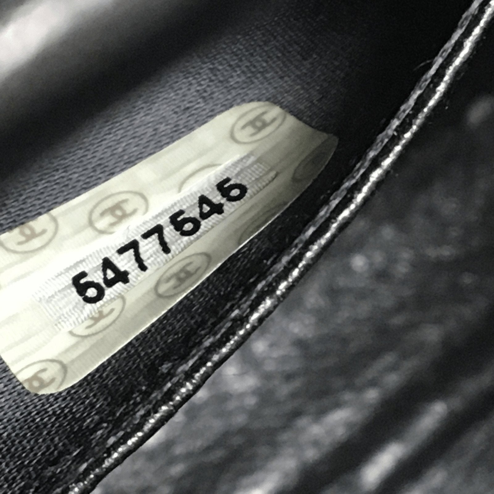 Chanel Black Woven Evening Bag