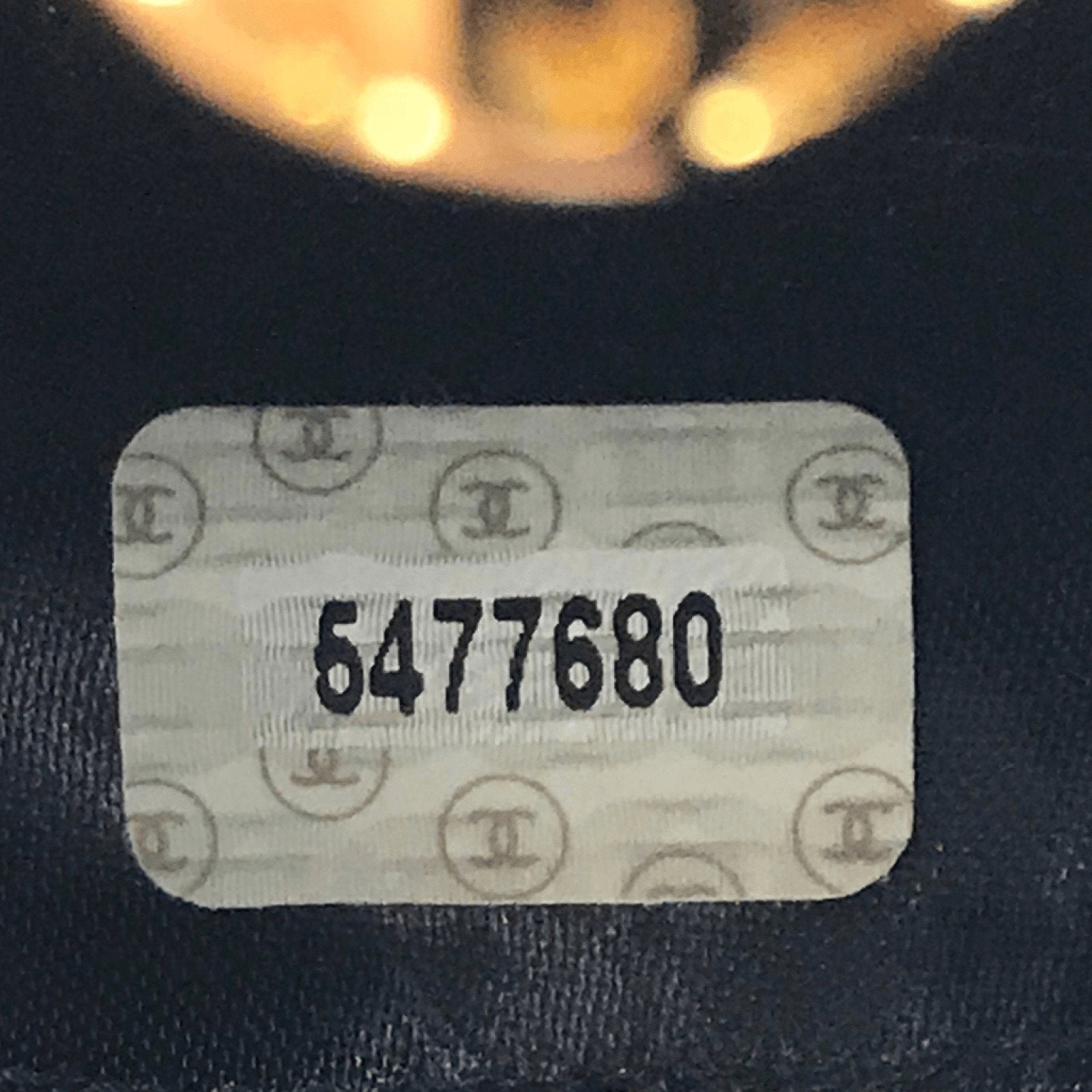 Chanel Black Woven Evening Bag