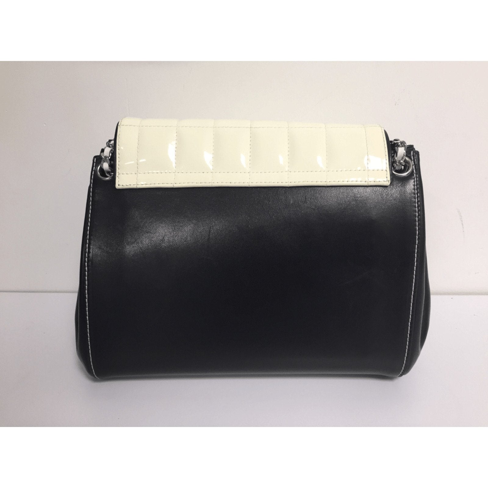 Chanel Black and White Chocolate Bar Bag