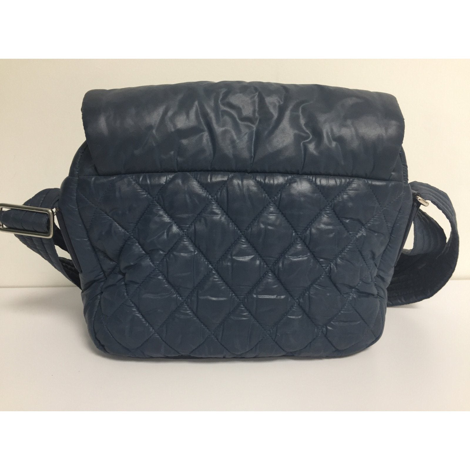 Chanel Blue Nylon Crossbody Purse