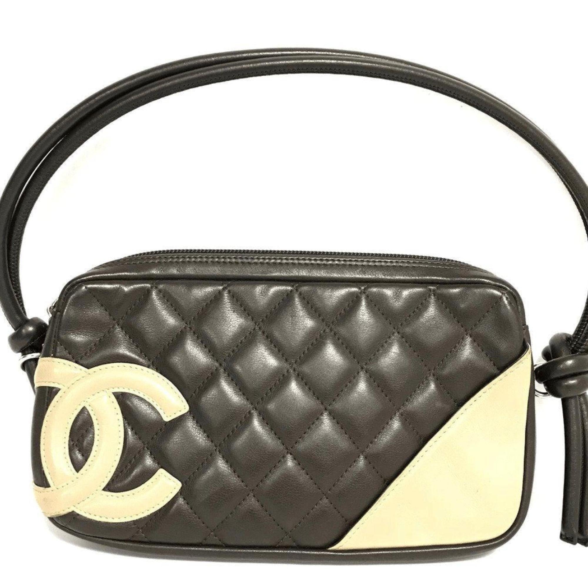 Chanel Brown Ligne Mini Bowler