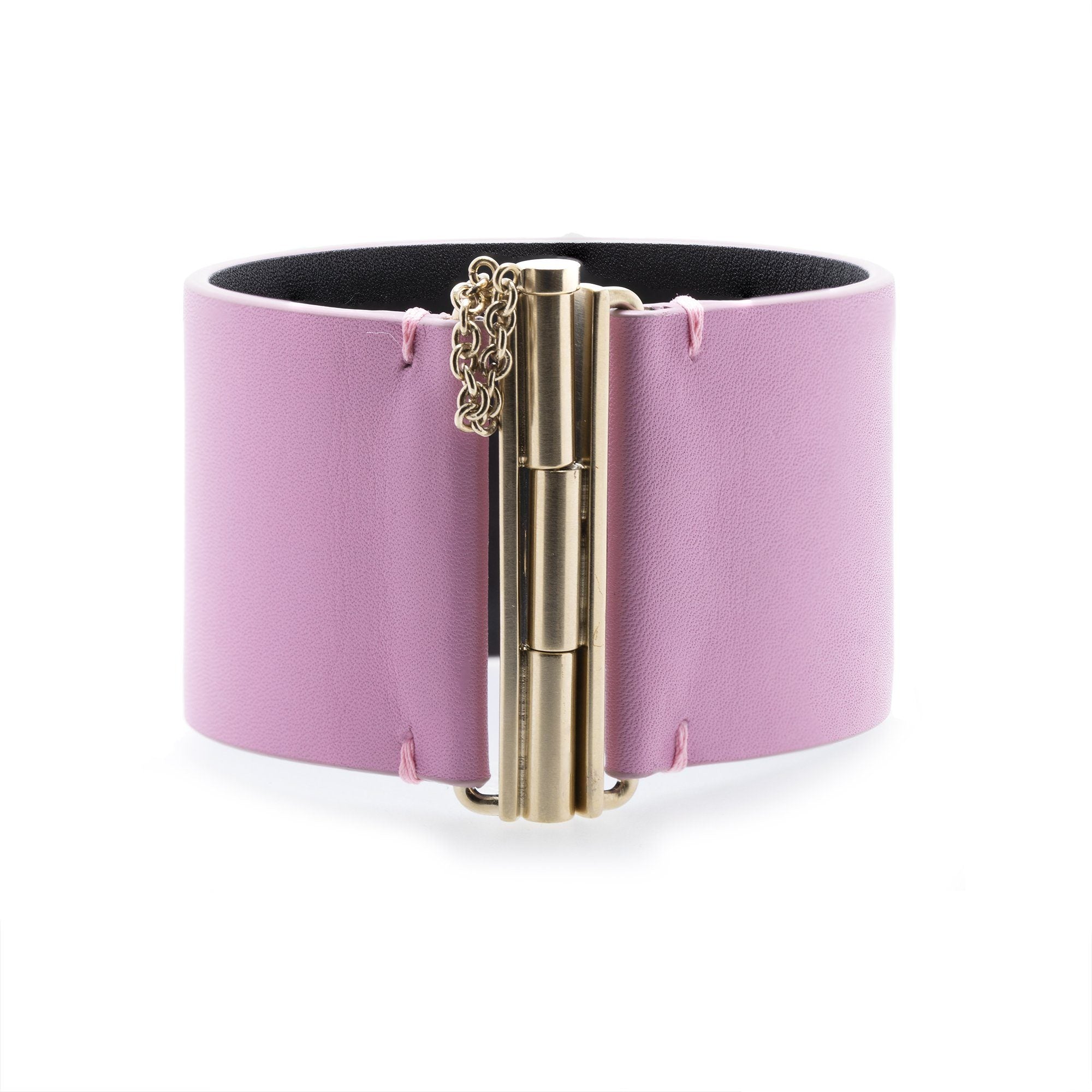 Chanel CC Leather Wrap Bracelet