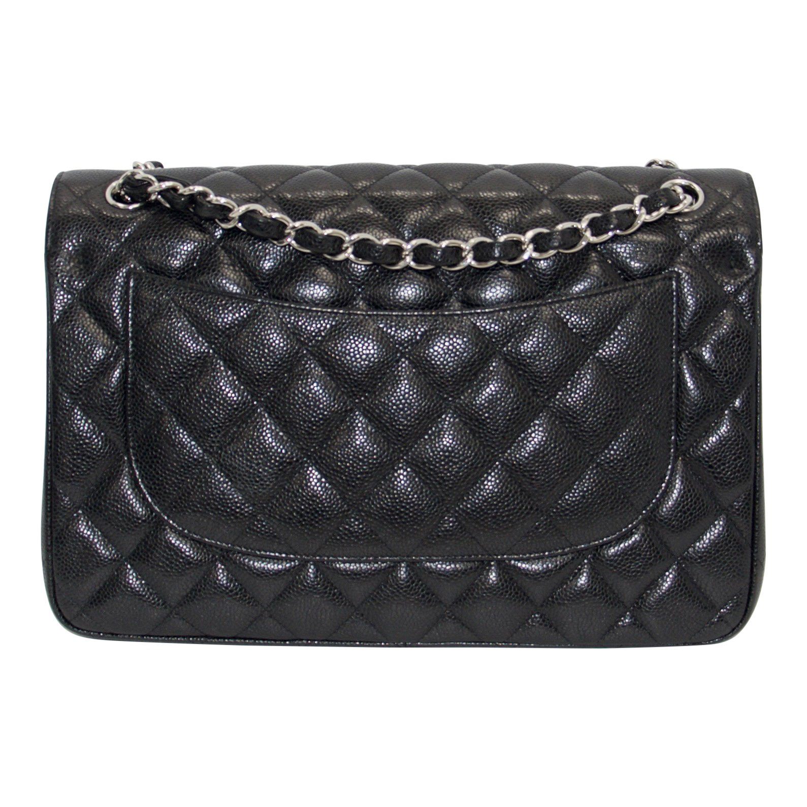 Chanel Caviar Classic Jumbo Double Flap Bag