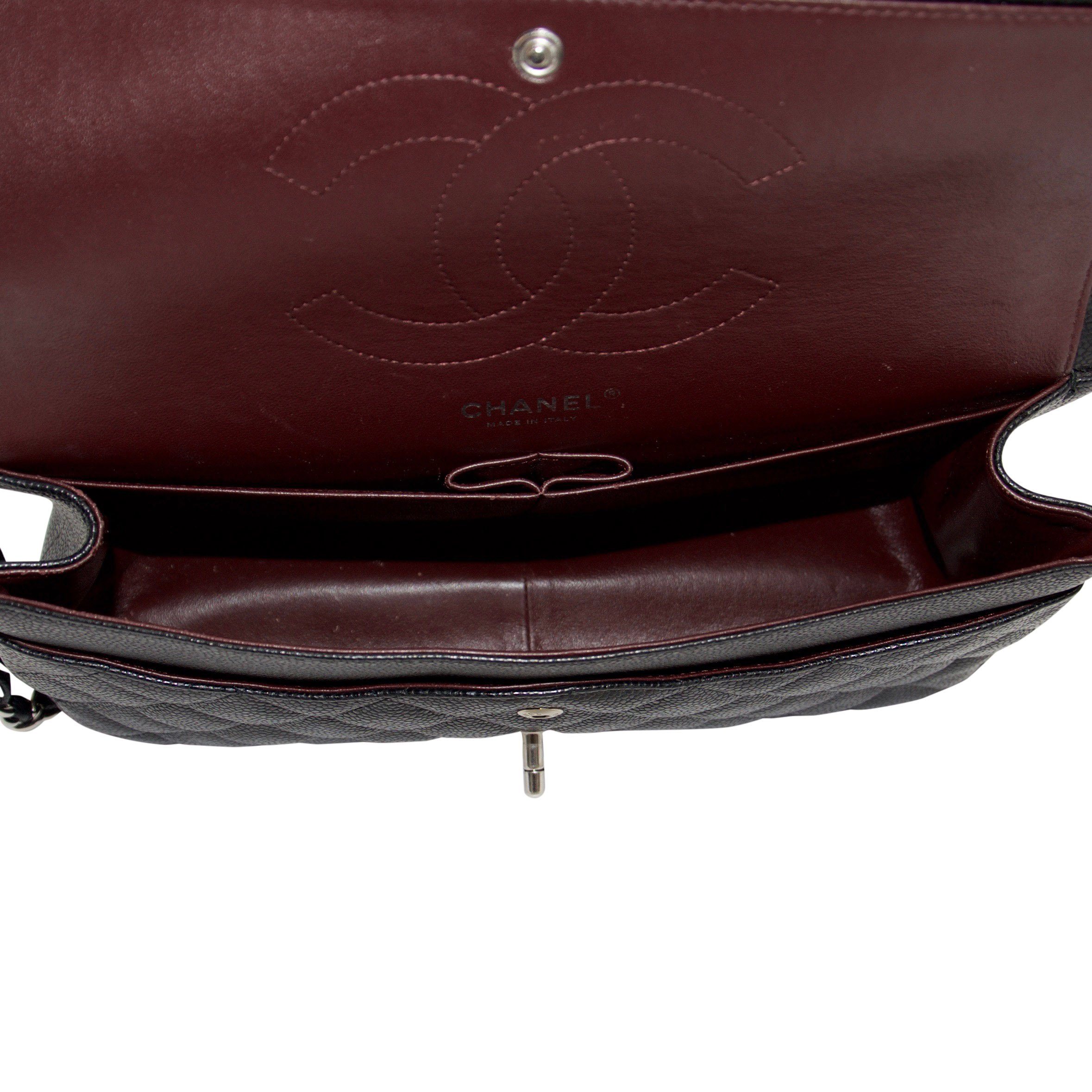 Chanel Caviar Classic Jumbo Double Flap Bag