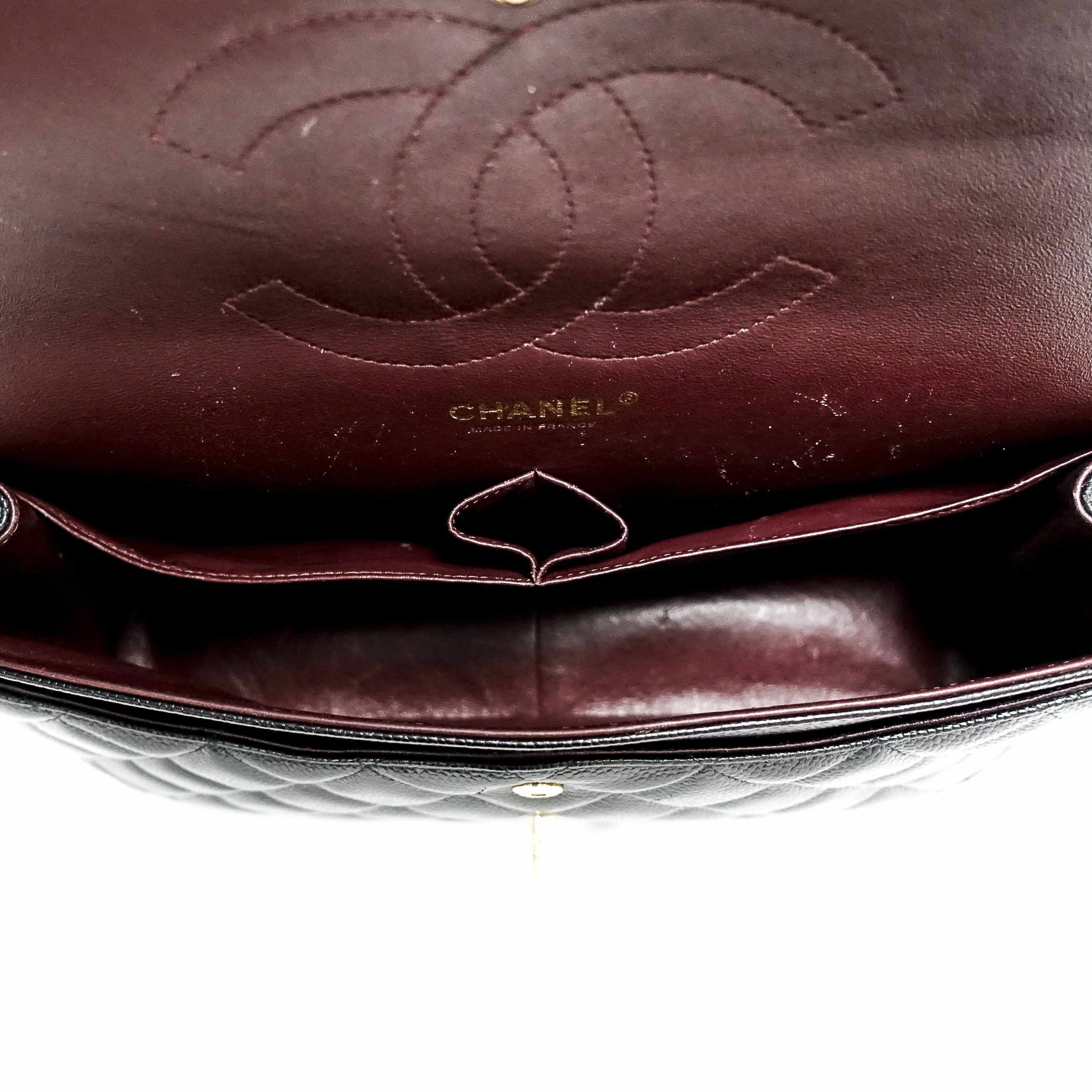 Chanel Caviar Classic Jumbo Double Flap Bag