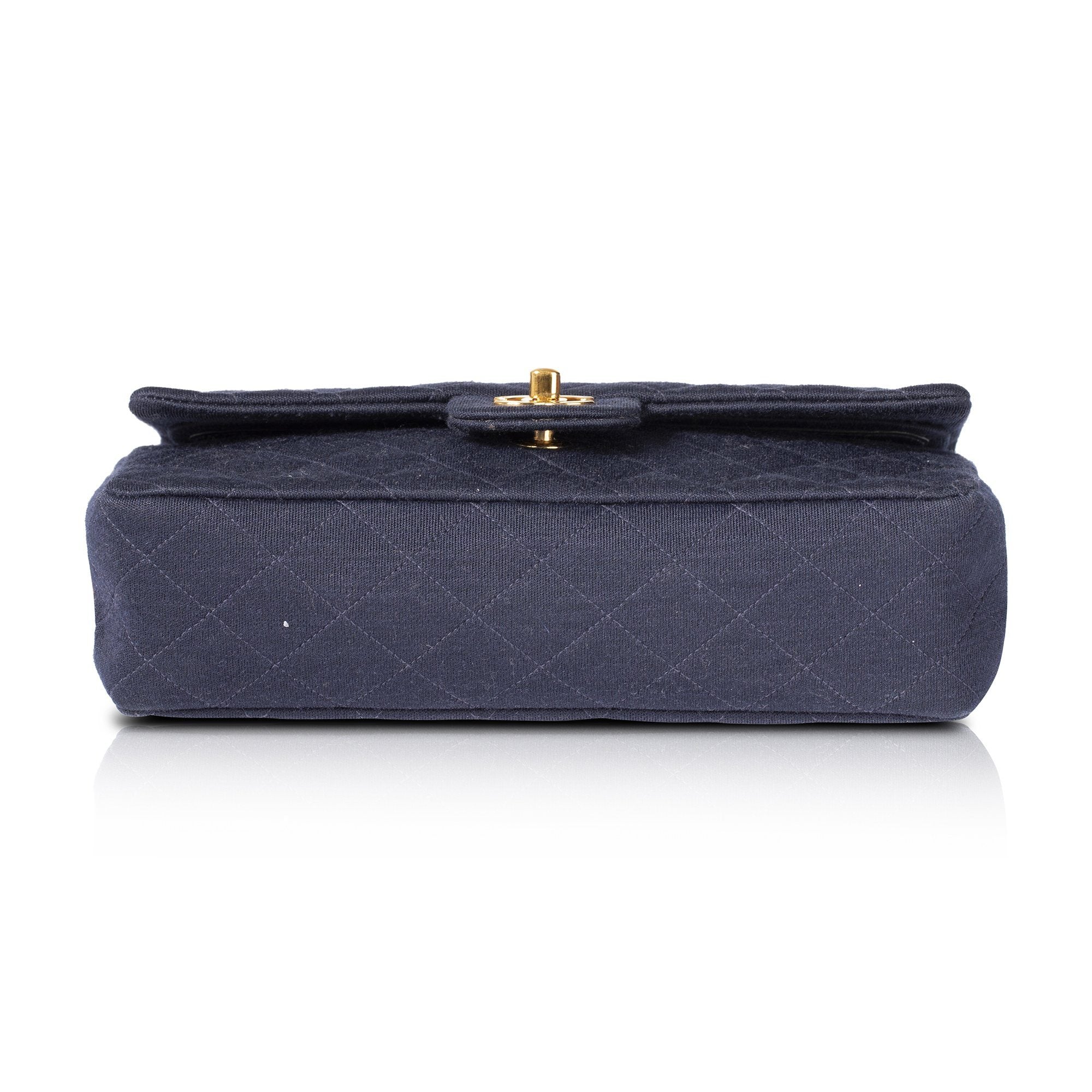 Chanel Classic Medium Jersey Double Flap Bag