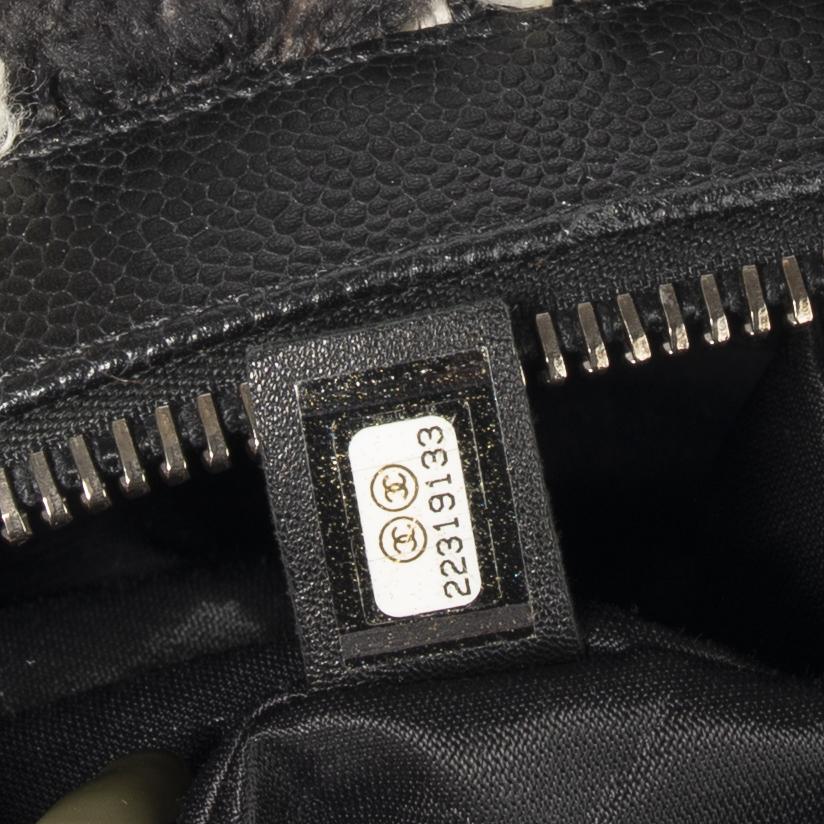 Chanel Crest Trip Tweed Bowling Bag