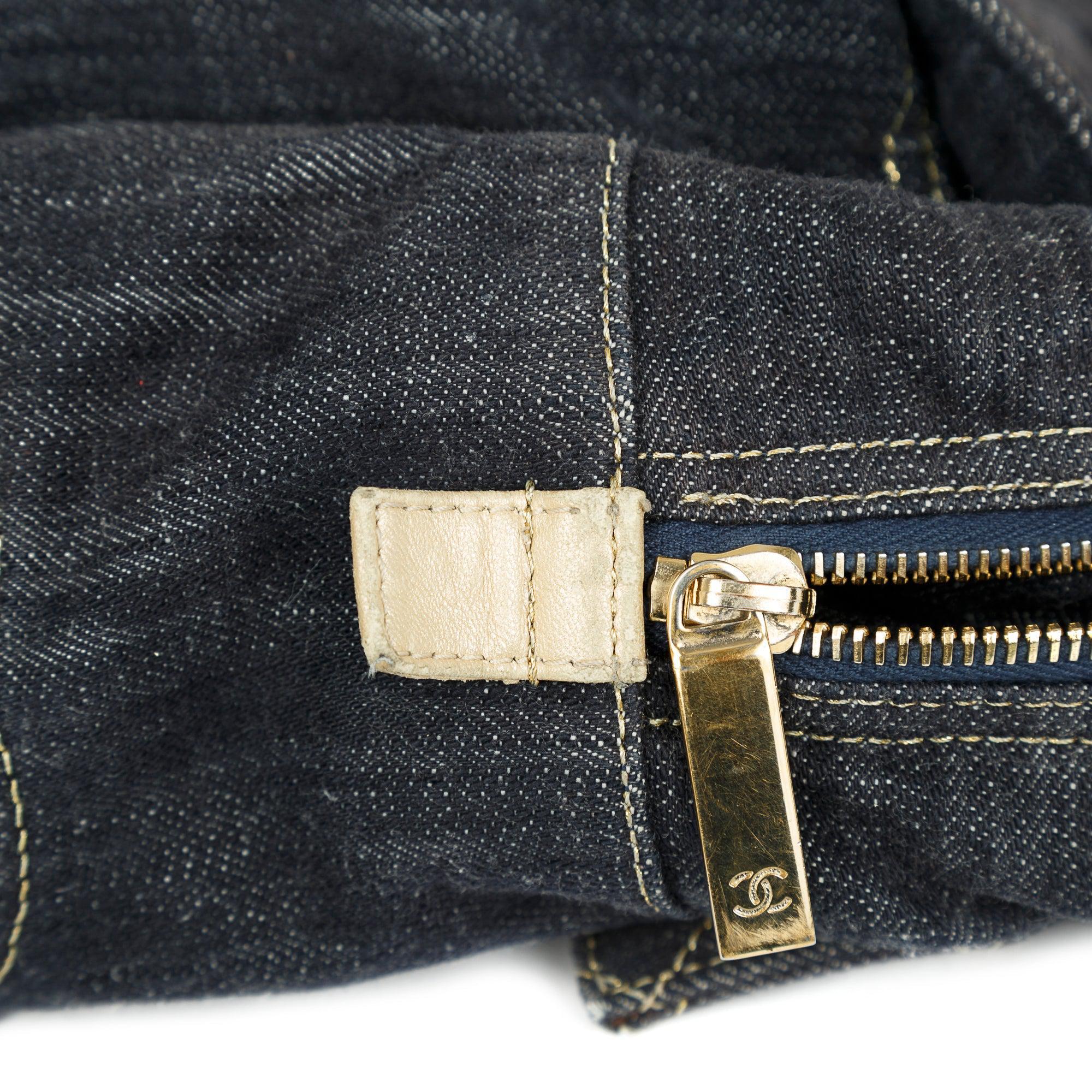 Chanel Denim Front Pocket Tote