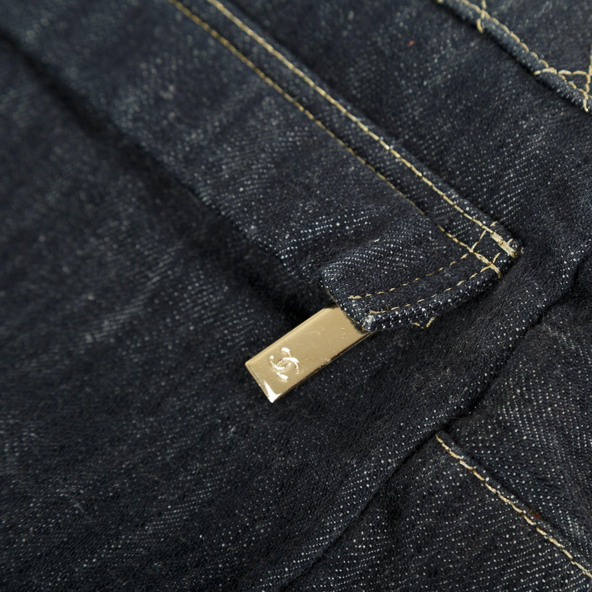 Chanel Denim Front Pocket Tote