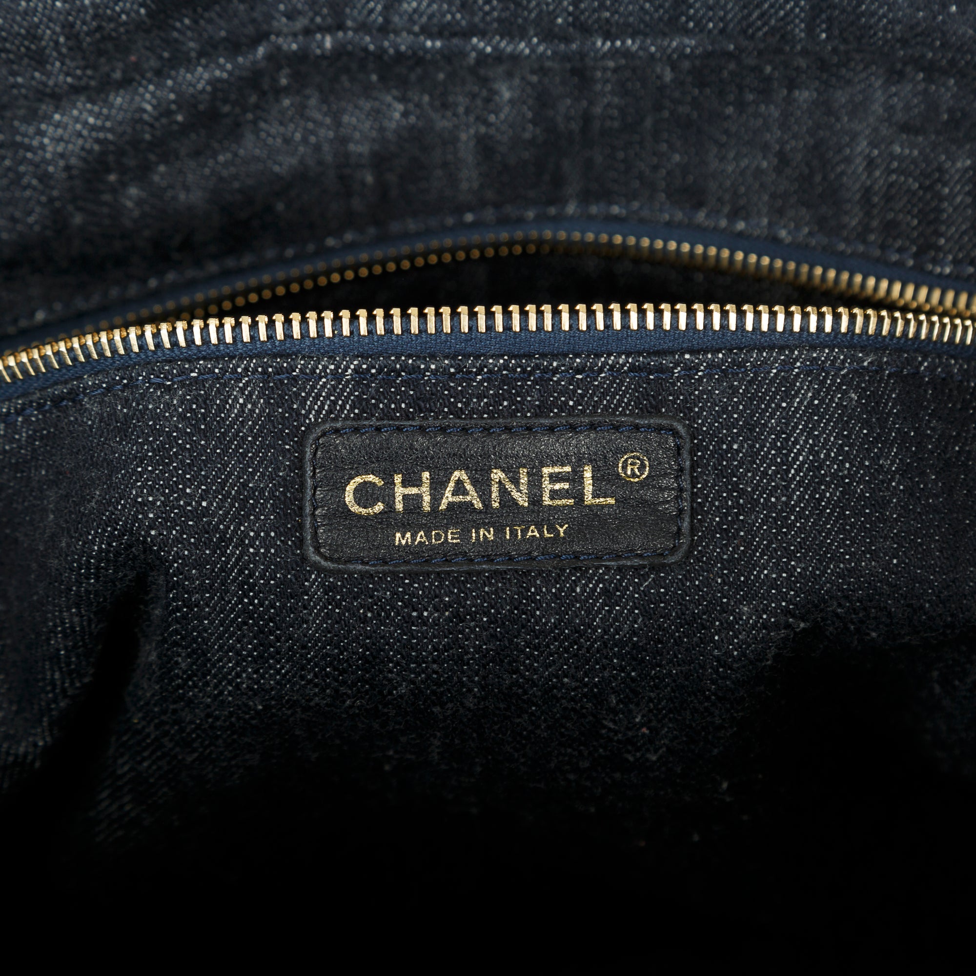 Chanel Denim Front Pocket Tote