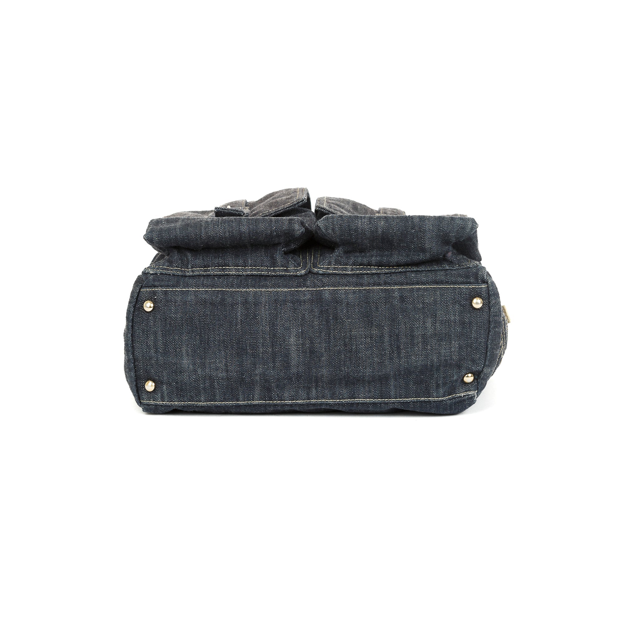 Chanel Denim Front Pocket Tote