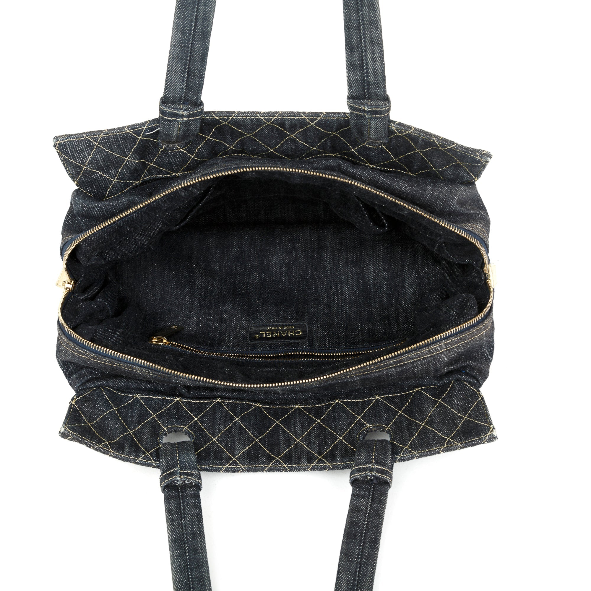 Chanel Denim Front Pocket Tote
