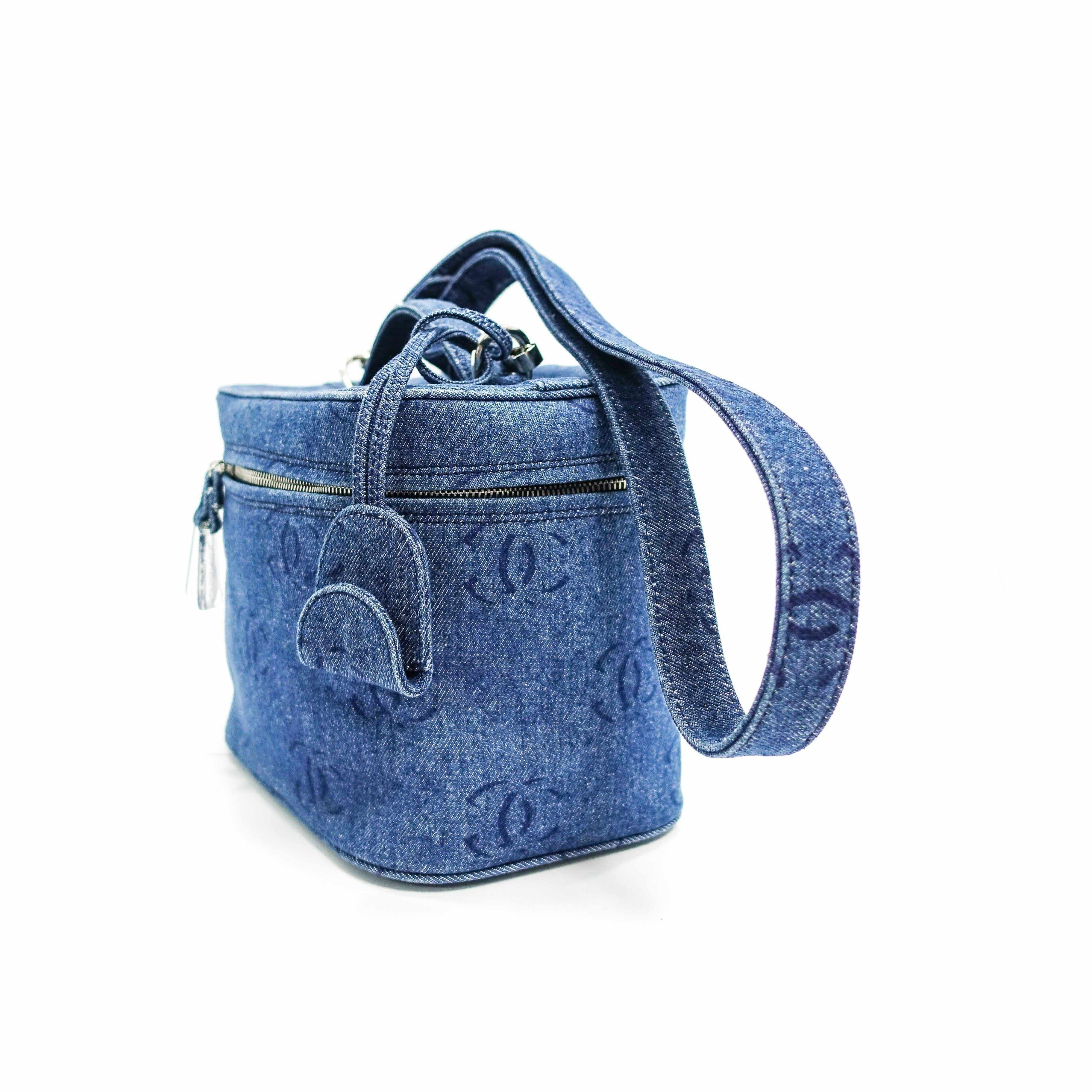 Chanel Denim Train Case