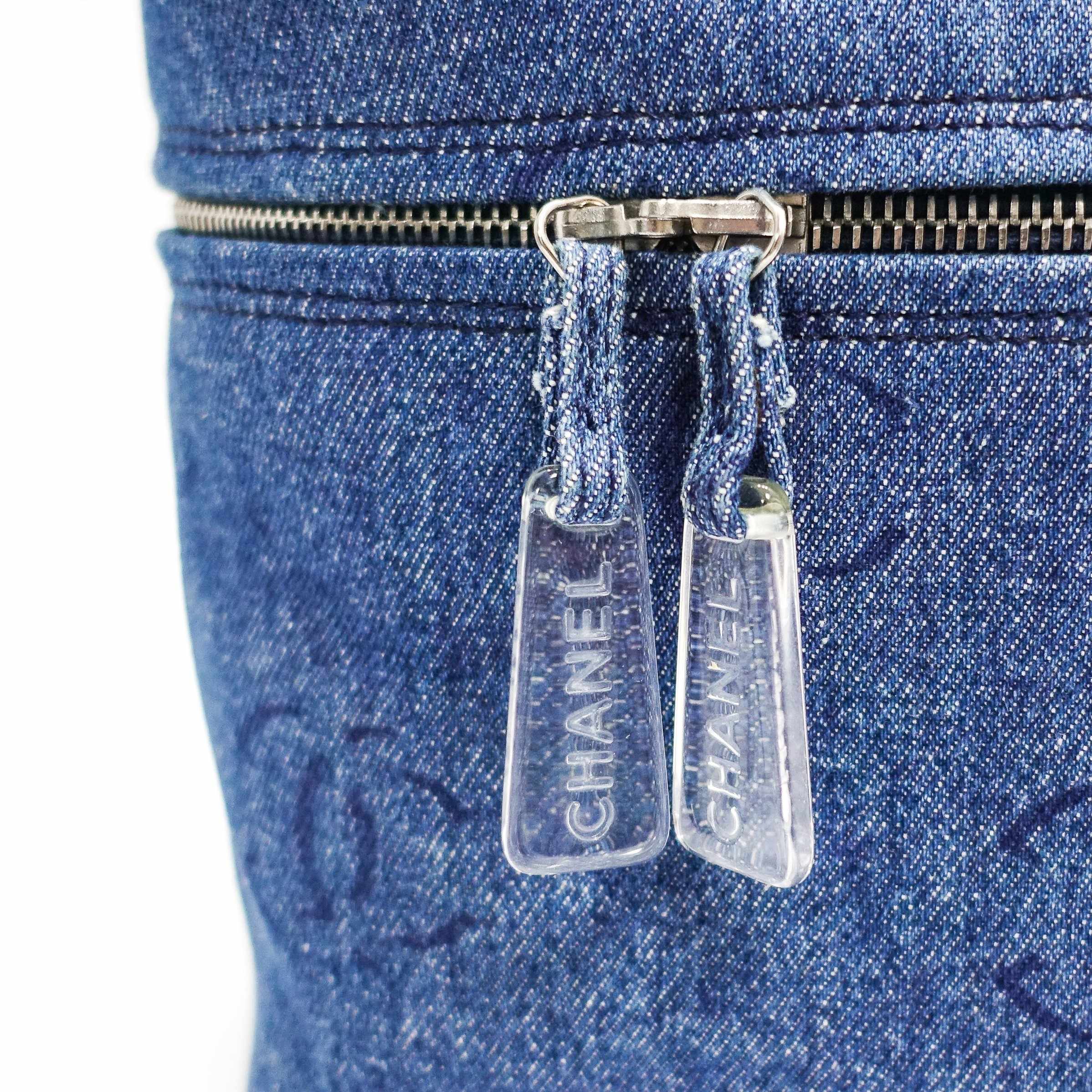 Chanel Denim Train Case