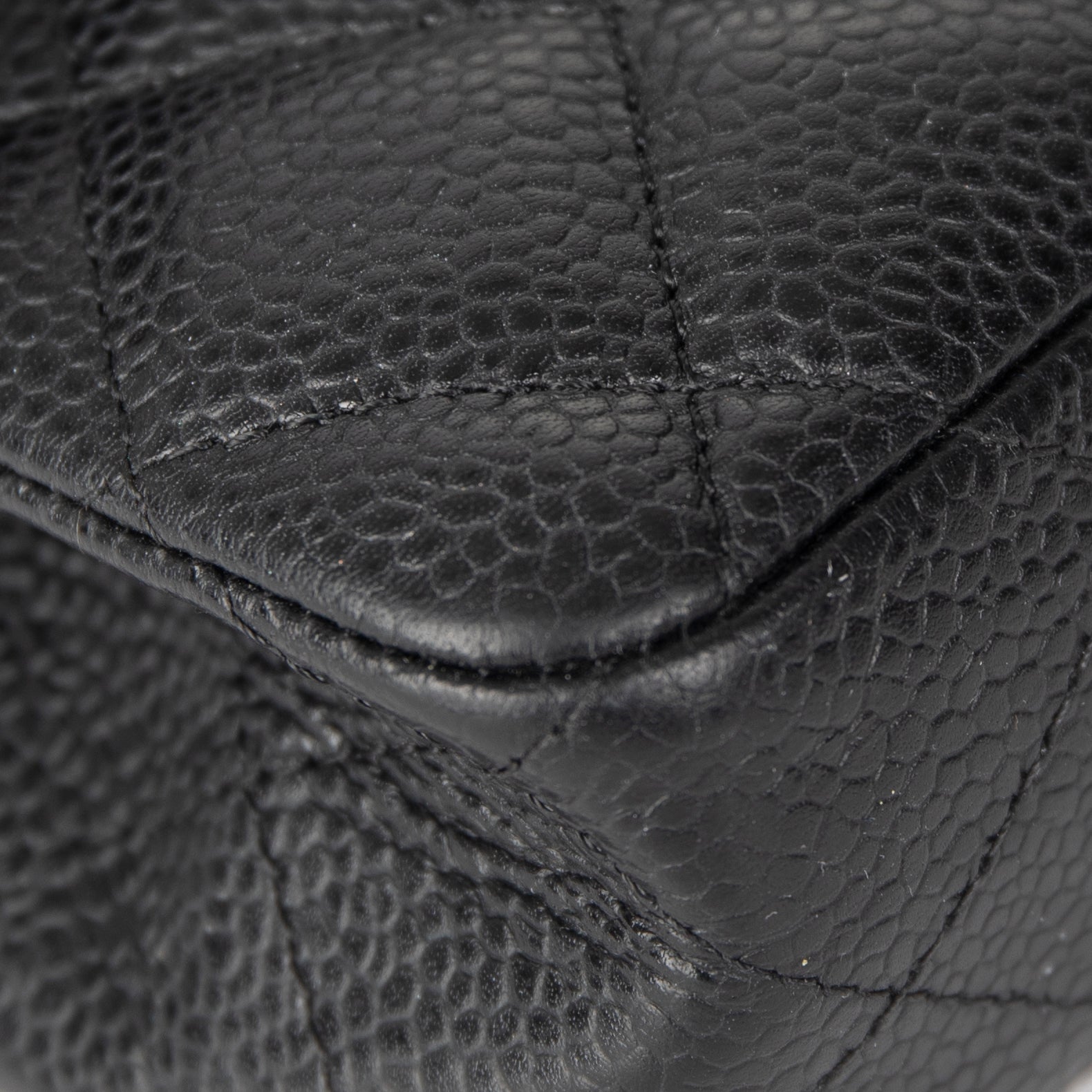 Chanel East/West Classic Single Flap Bag w/ Authenticity Card