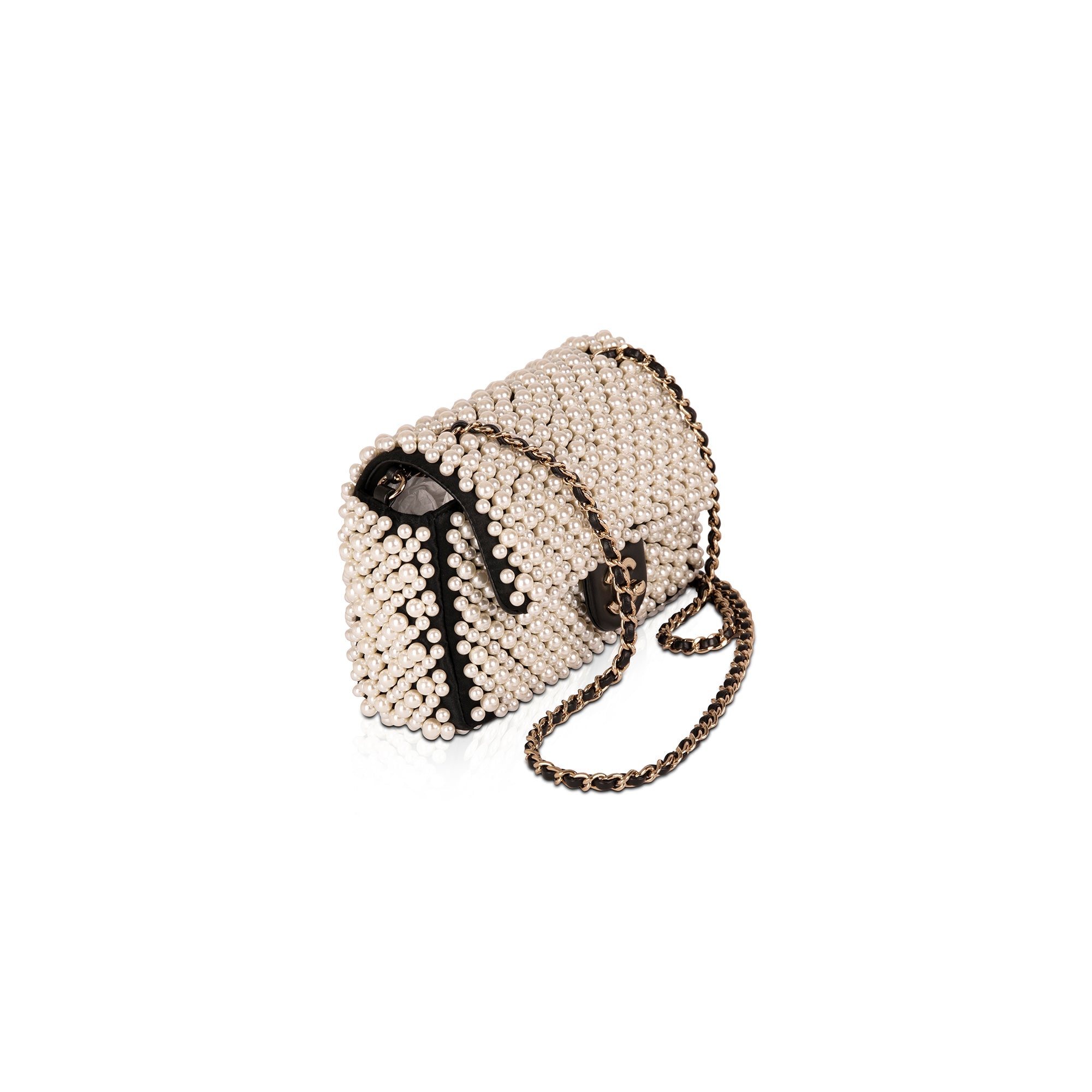 Chanel Faux Pearl CC Flap Bag