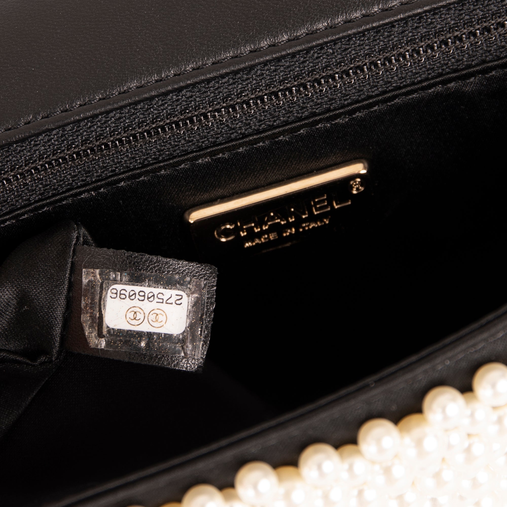 Chanel Faux Pearl CC Flap Bag