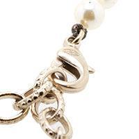 Chanel Faux Pearl & Strass CC Charm Bracelet