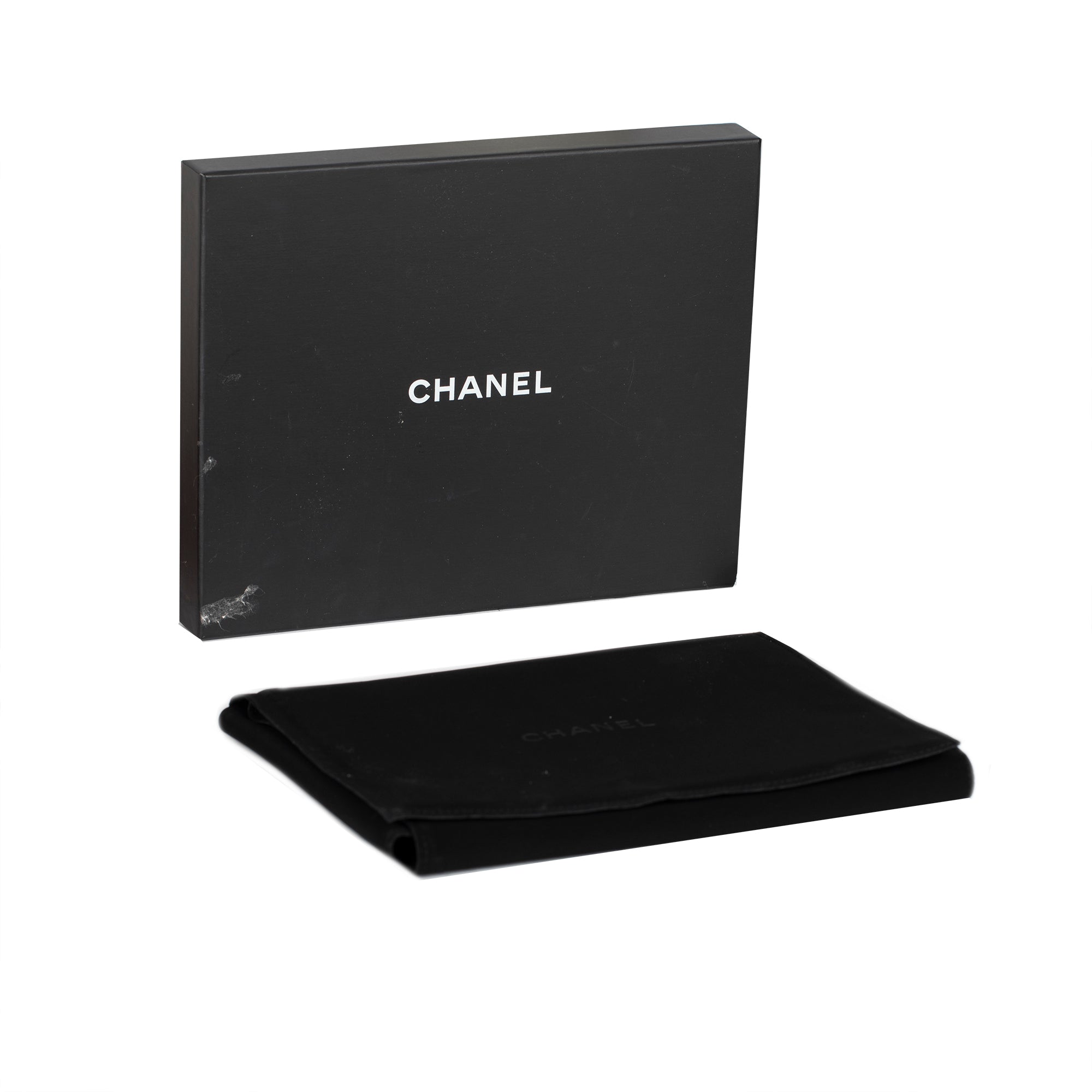 Chanel Faux Pearl & Strass CC Station Necklace w/ Box