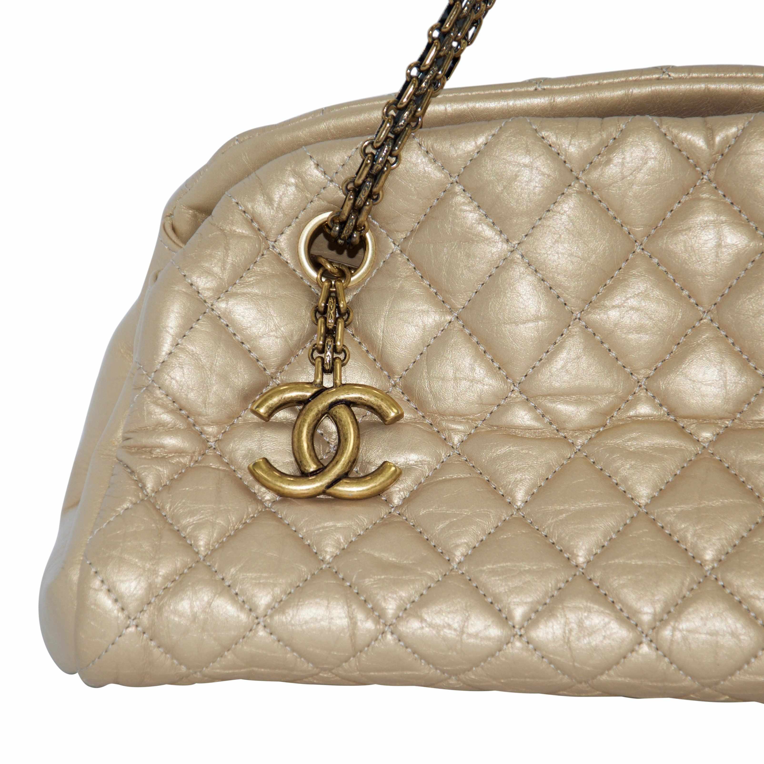 Chanel Just Mademoiselle Medium Bowler Bag
