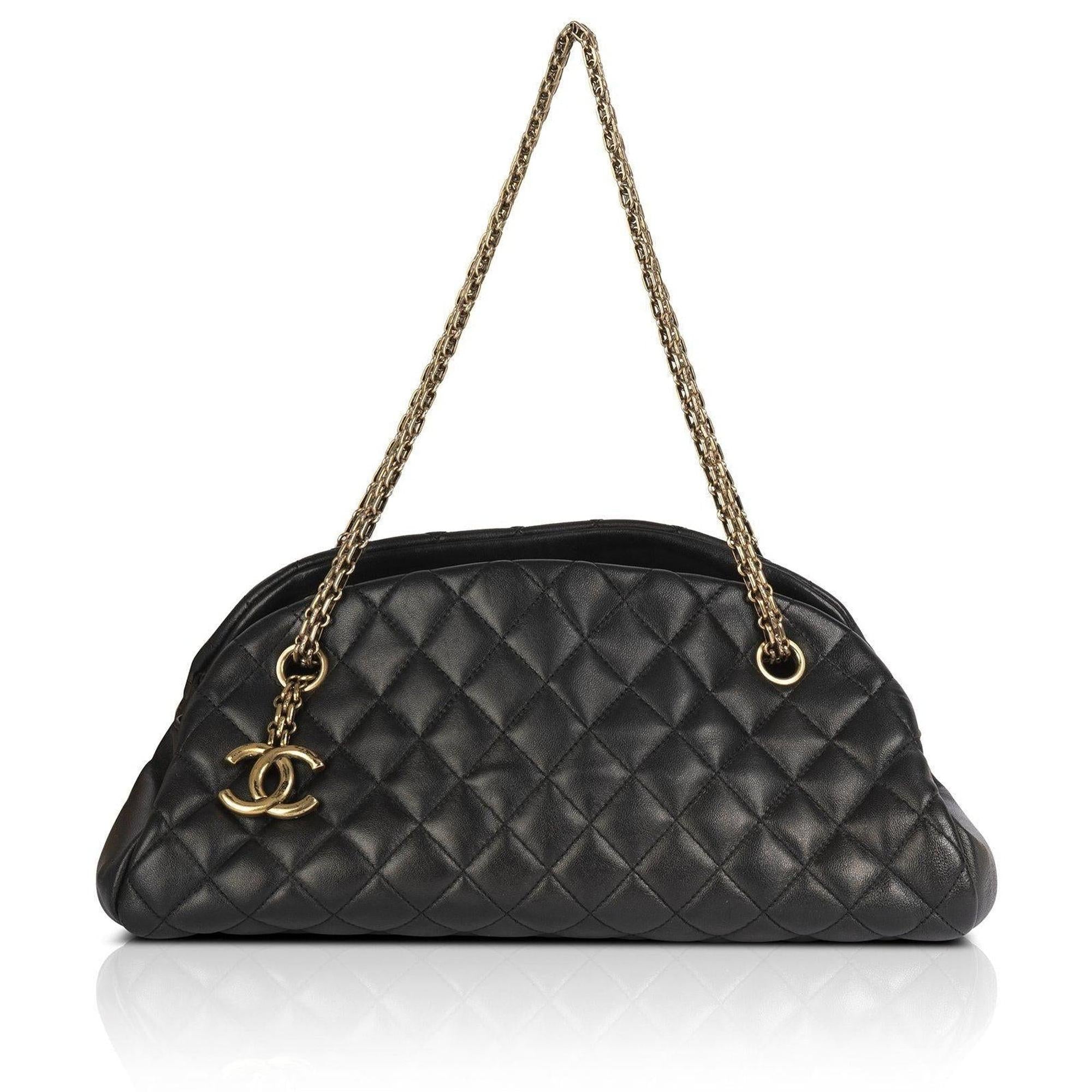 Chanel Just Mademoiselle Medium Bowler Bag