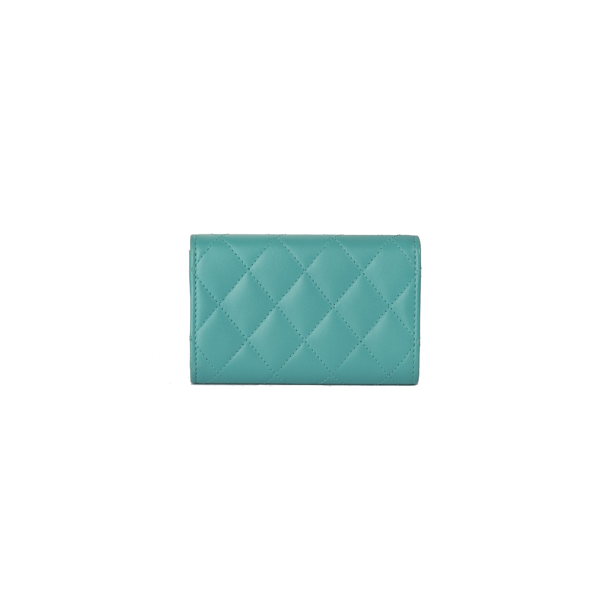 Chanel Lambskin Classic Card Holder w/ Box
