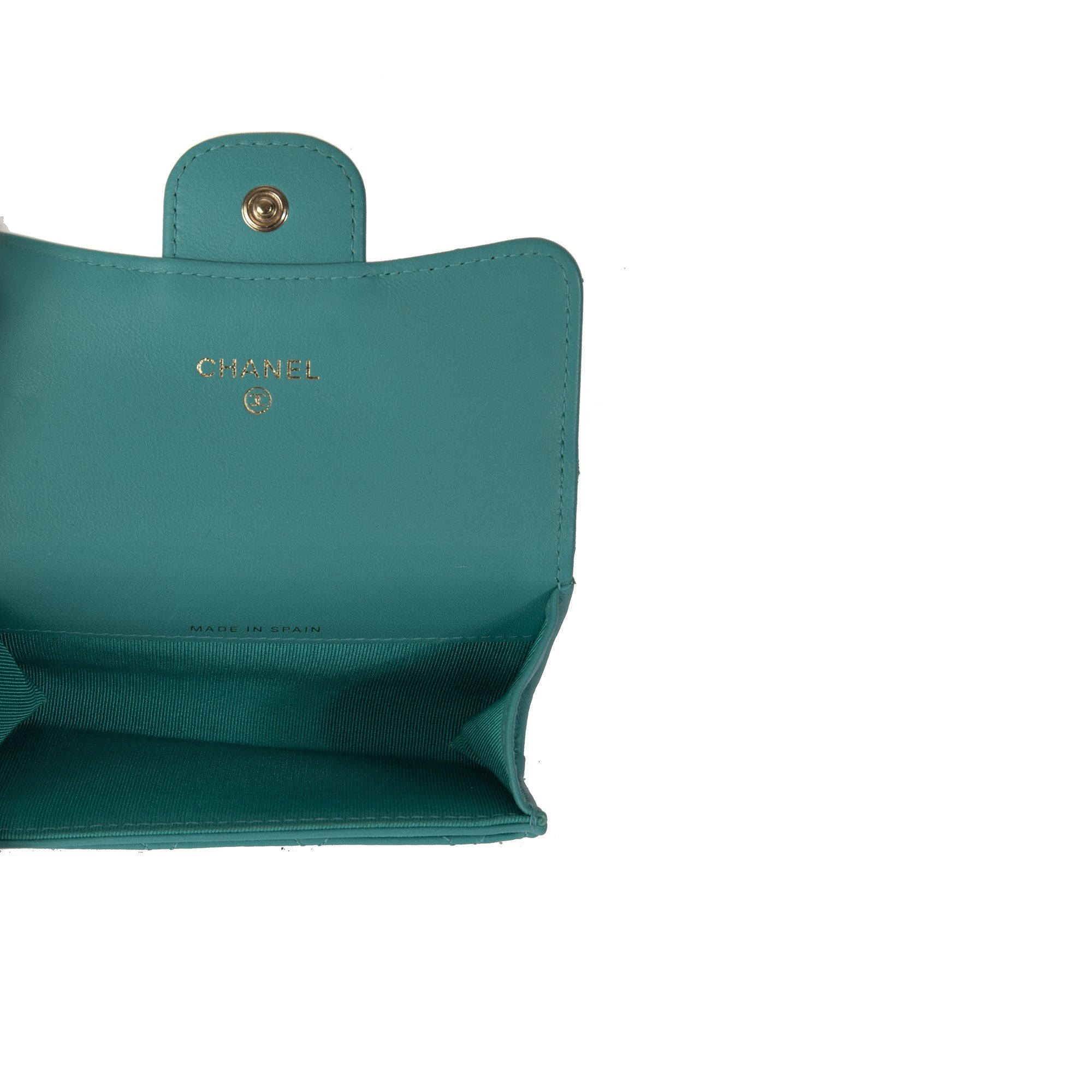 Chanel Lambskin Classic Card Holder w/ Box