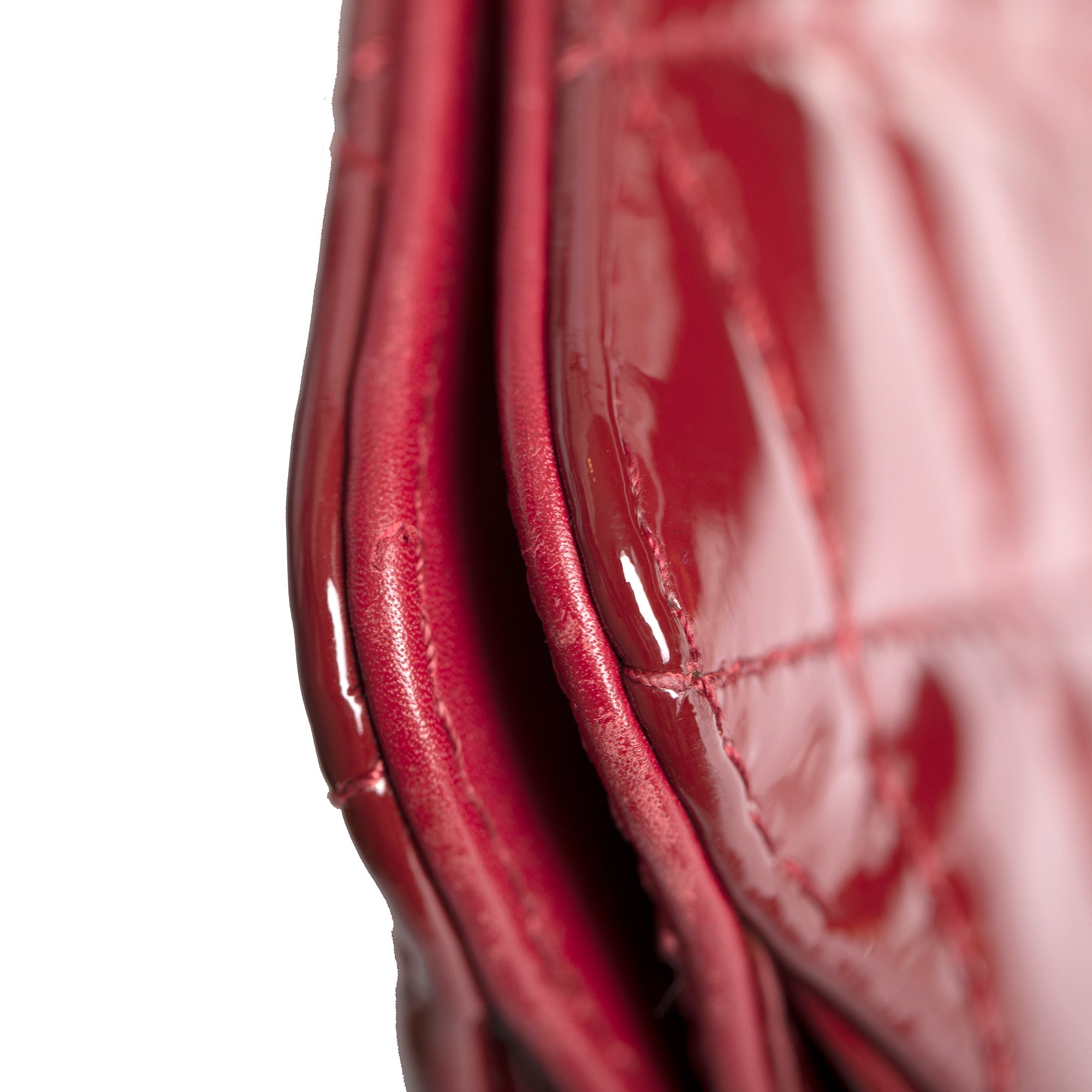 Chanel Large Patent Leather Timeless CC Frame Clutch w/ Authenticity Card