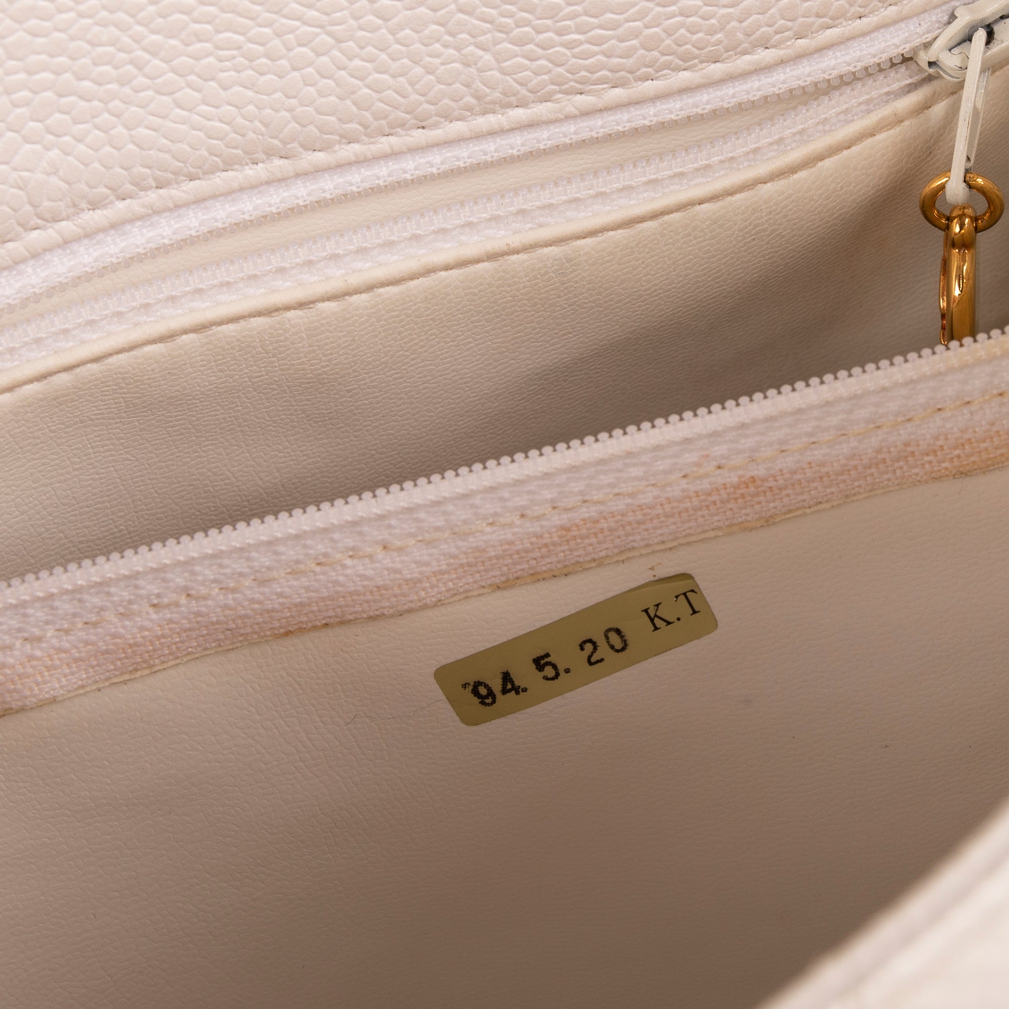 Chanel Large Vintage CC Caviar Leather Tote w/ Box & Authenticity Card