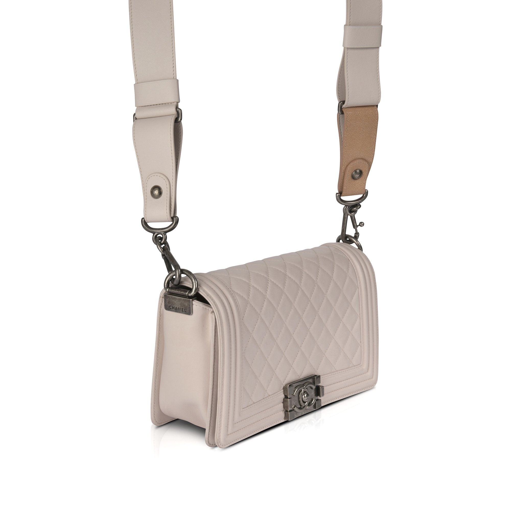 Chanel Light Pink Medium Boy Bag w/ Box