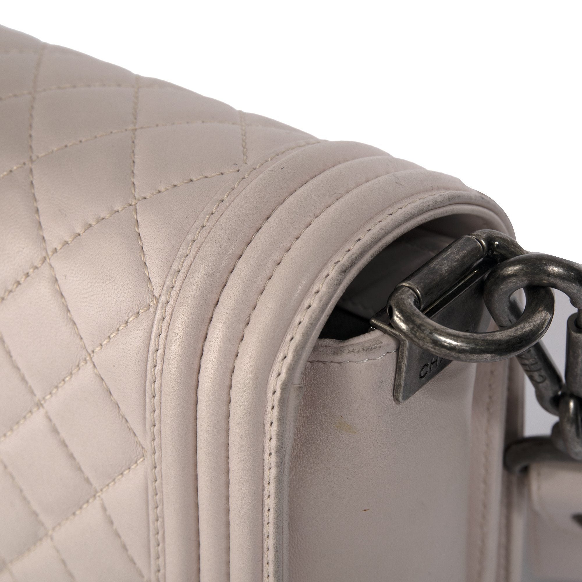 Chanel Light Pink Medium Boy Bag w/ Box