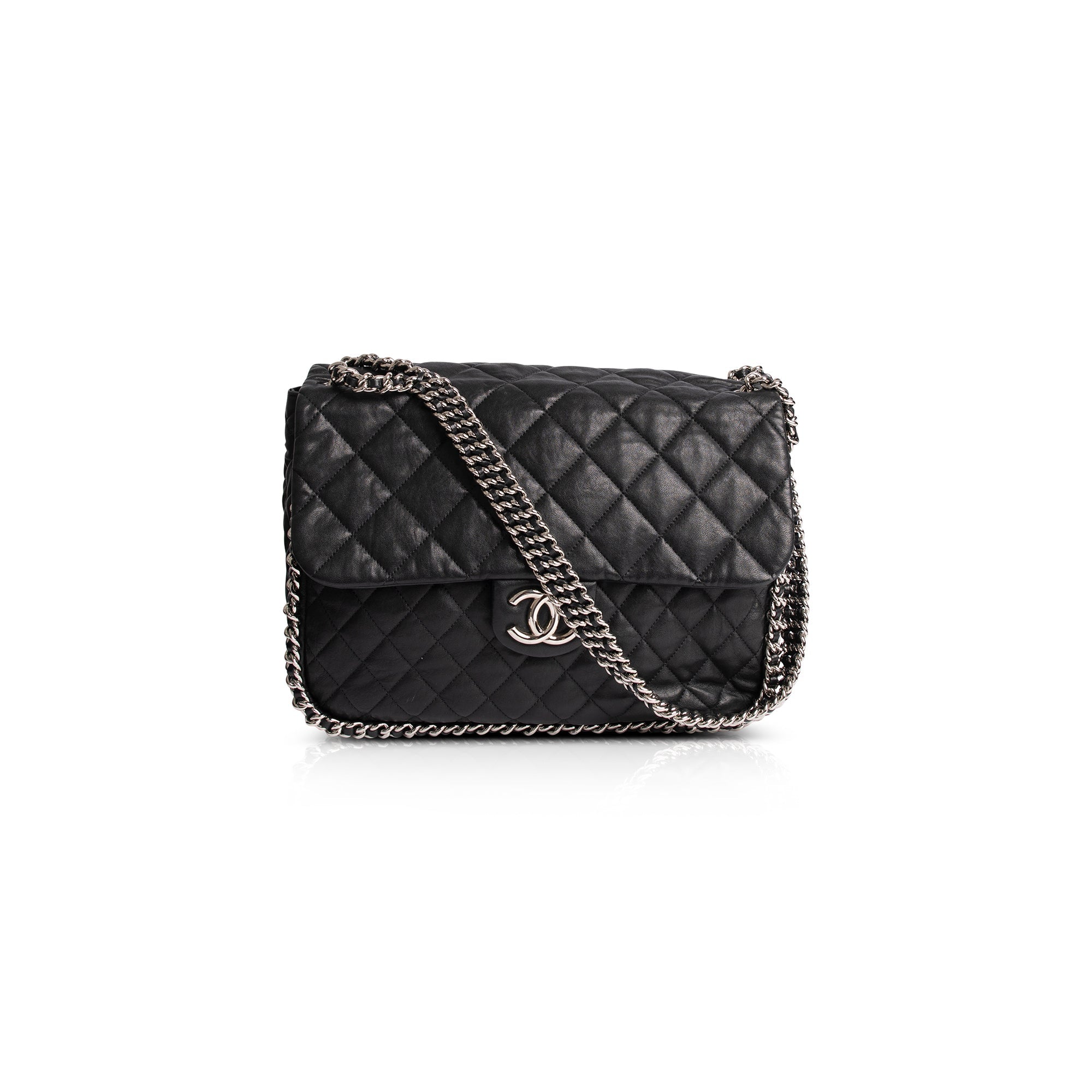Chanel Maxi Chain Around Flap Bag w/ Box & Authenticity Card