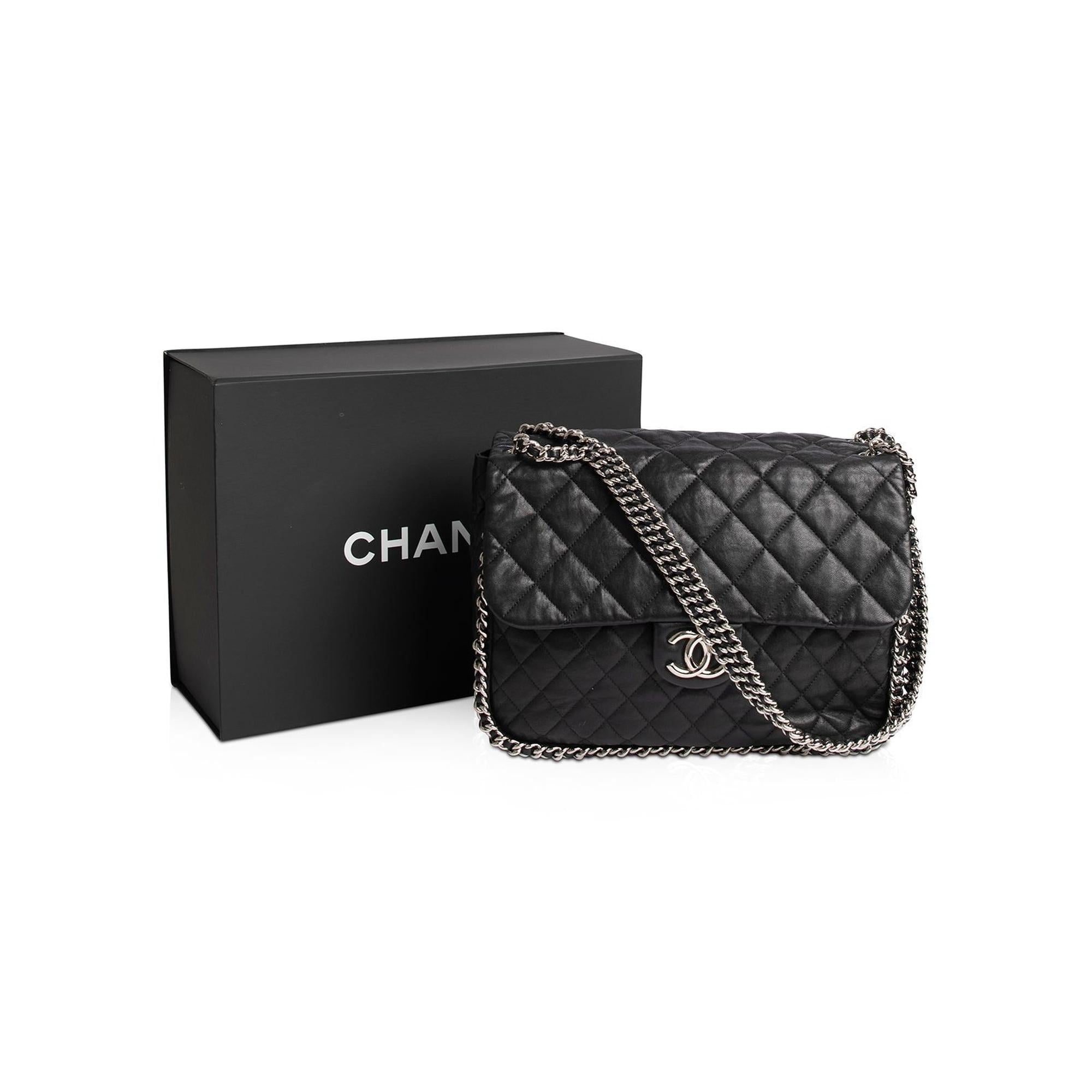 Chanel Maxi Chain Around Flap Bag w/ Box & Authenticity Card