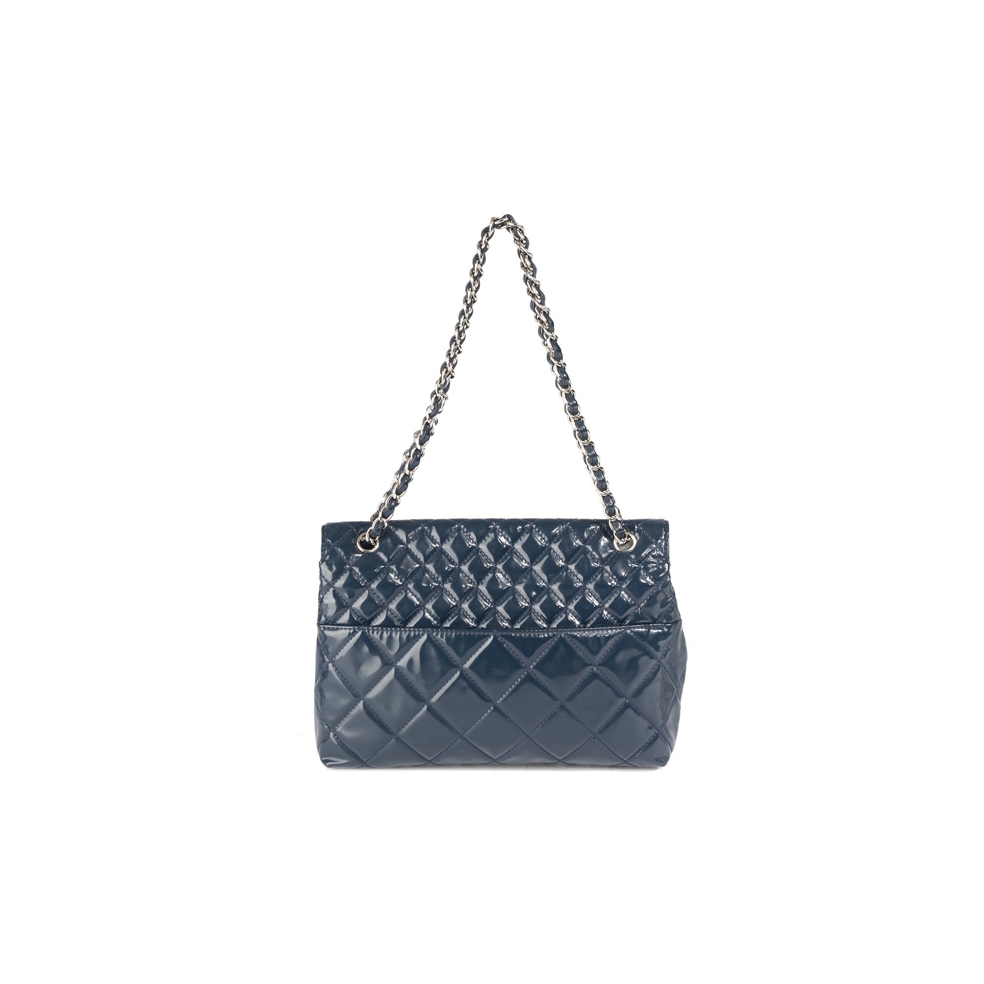 Chanel Maxi In The Business Patent Flap Bag