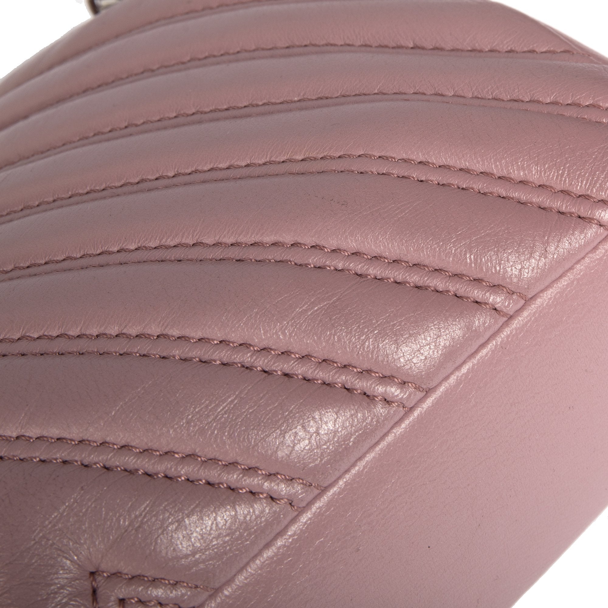 Chanel Medium Chevron Double Stitch Single Flap Bag