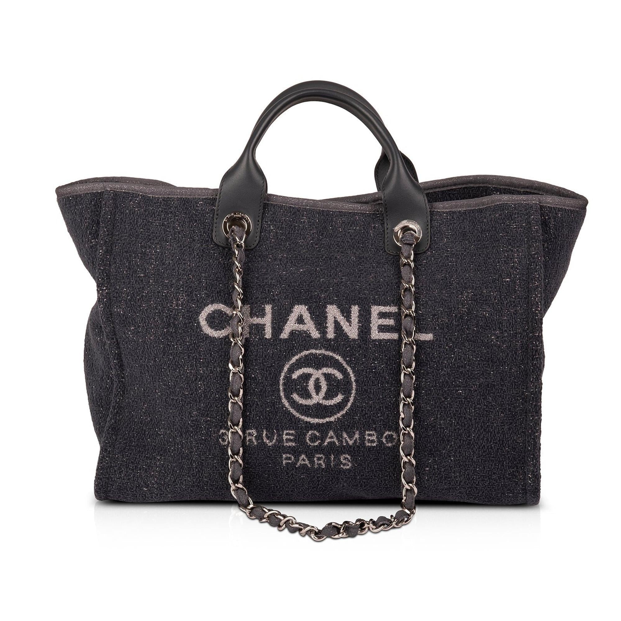 Chanel Medium Deauville Shopping Tote w/ Receipt & Authenticity Card