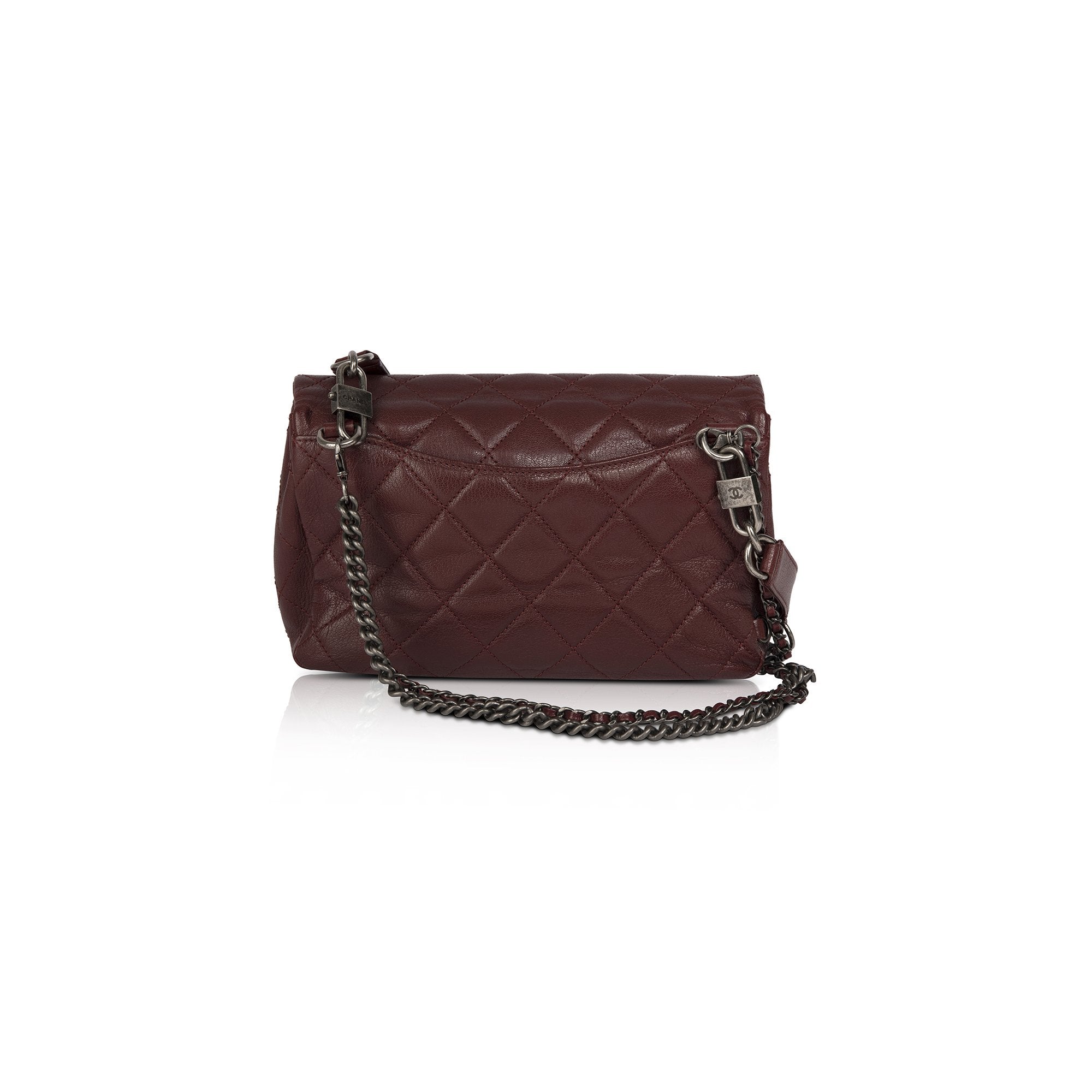 Chanel Medium Double Carry Waist Chain Flap Bag