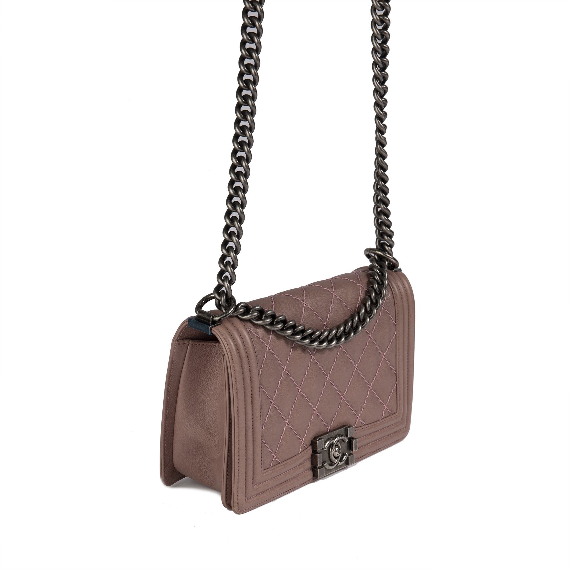 Chanel Medium Double Stitch Boy Bag