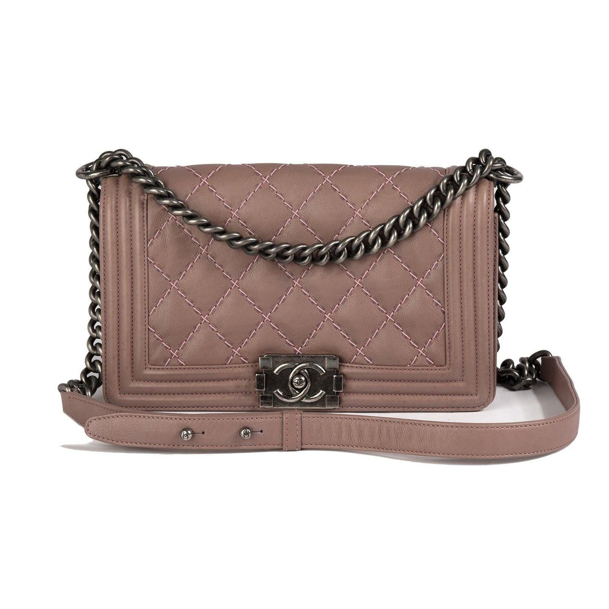 Chanel Medium Double Stitch Boy Bag