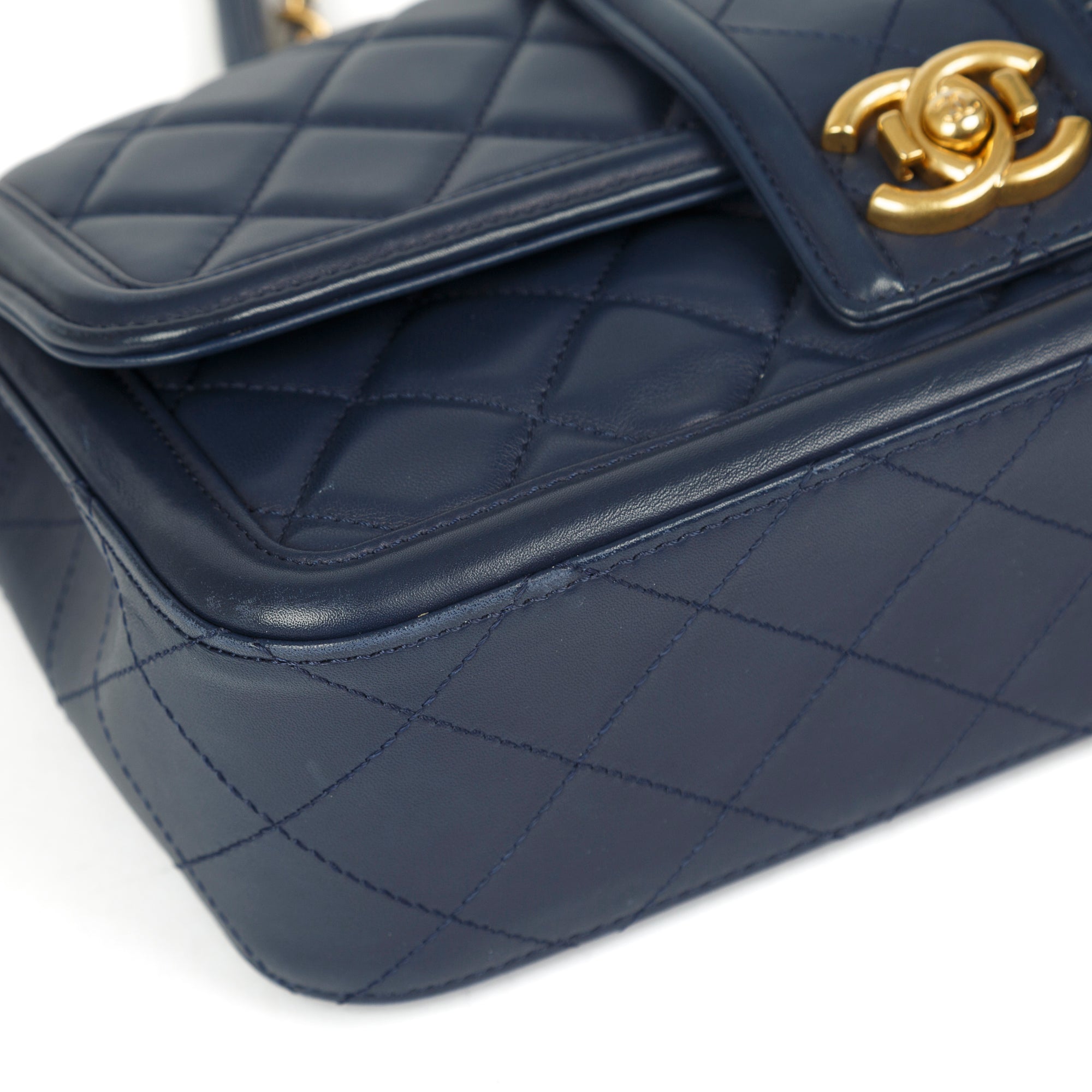 Chanel Medium Elegant CC Flap Bag w/ Authenticity Card