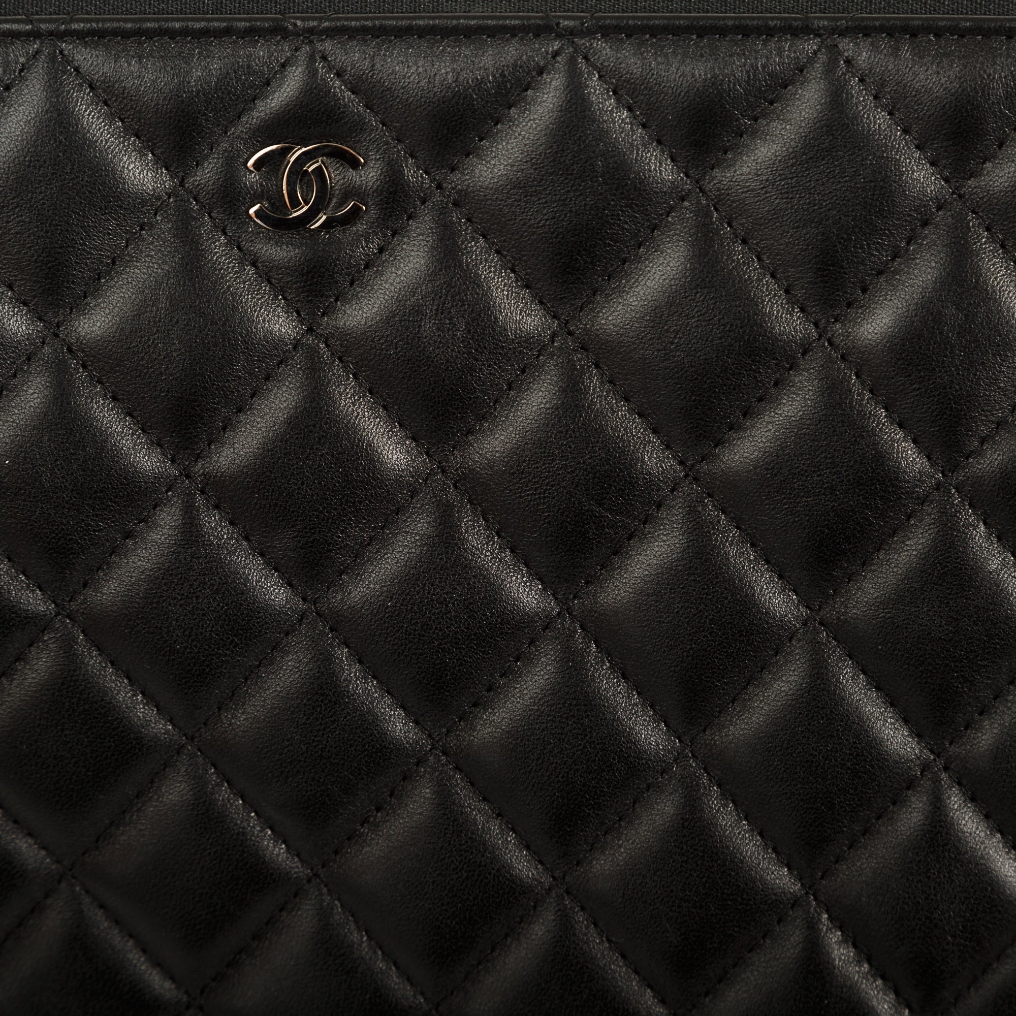 Chanel Medium O-Case Clutch with Cosmo Charm w/ Box & Authenticity Card