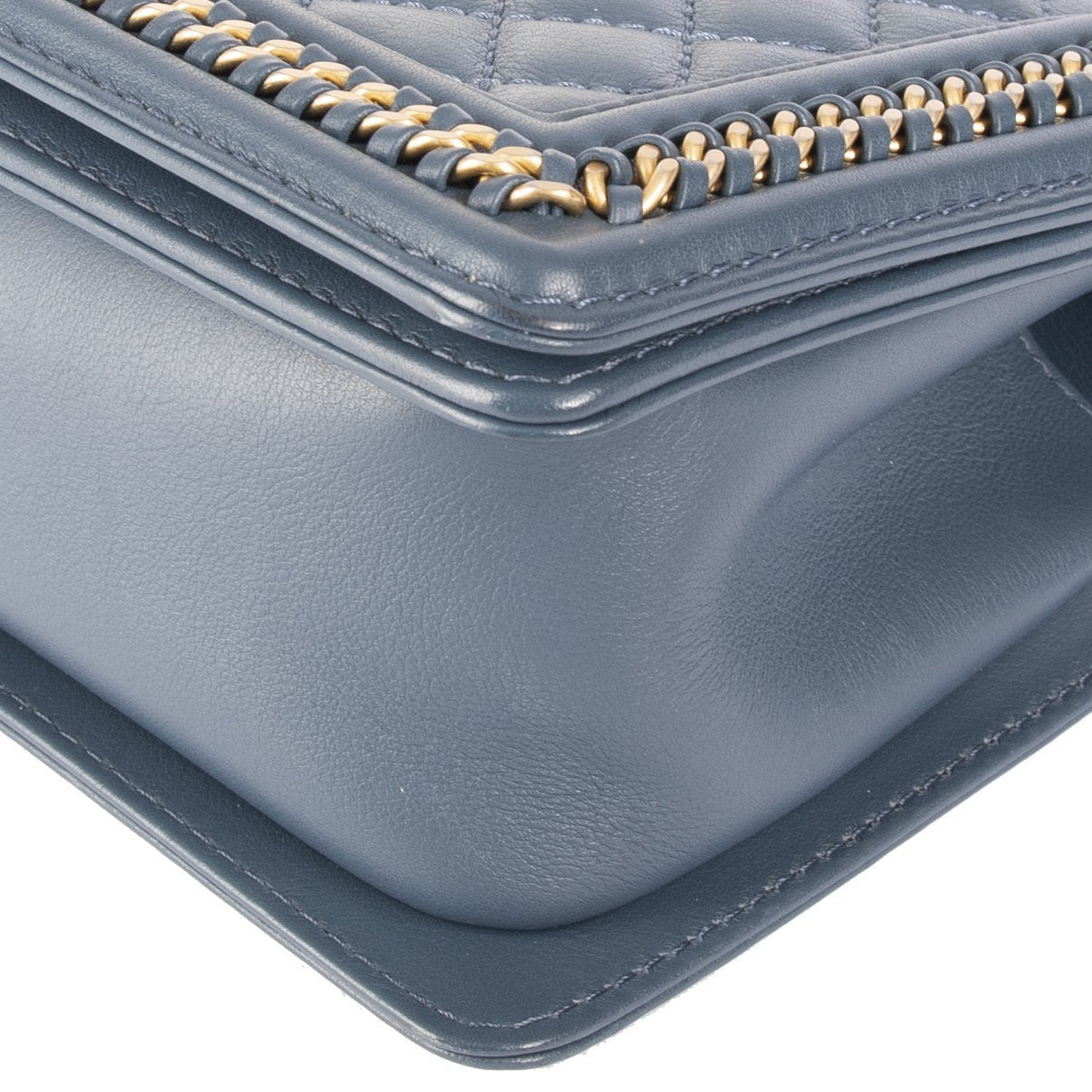 Chanel Medium Paris-Salzburg Chain Handle Boy Bag w/ Box