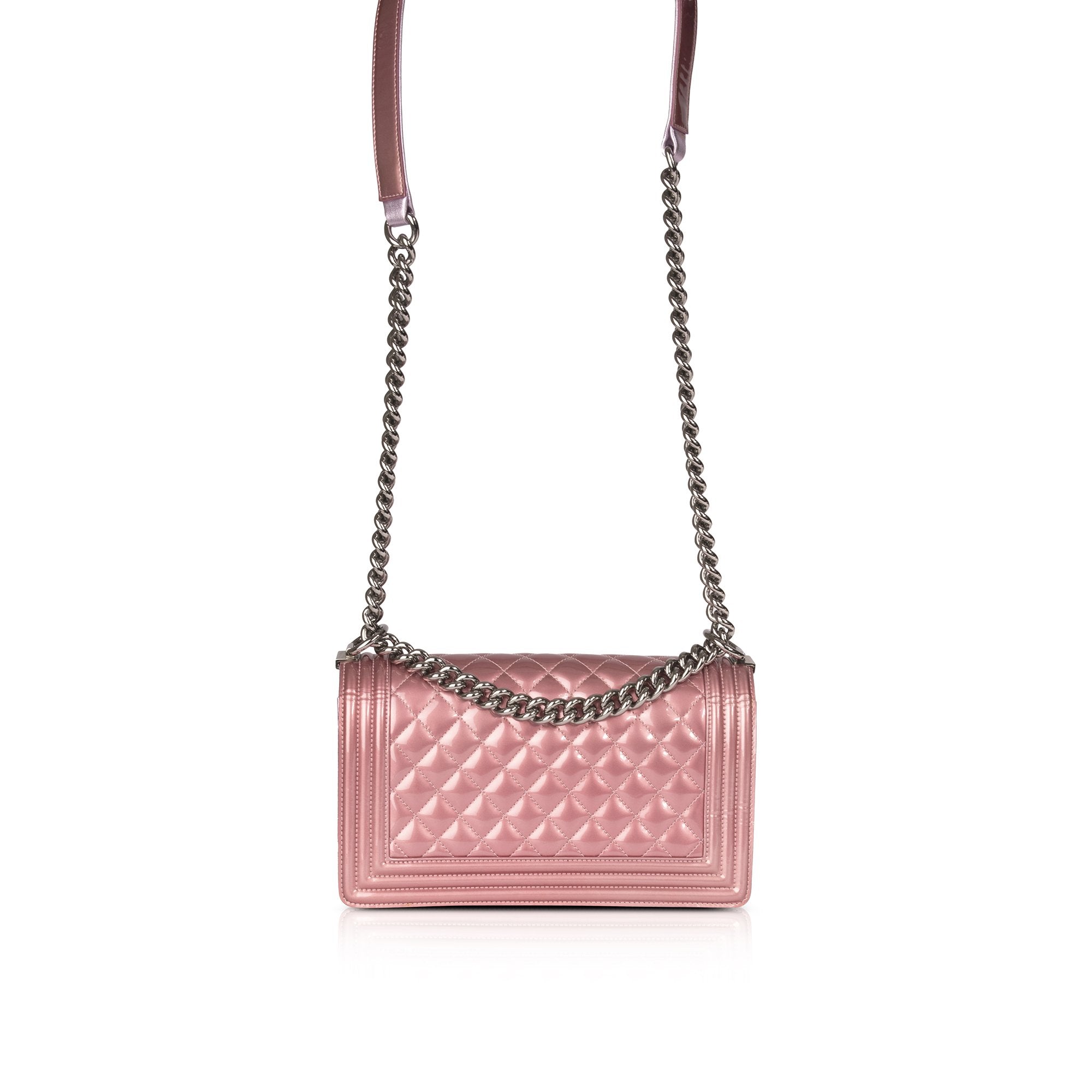 Chanel Medium Patent Boy Bag