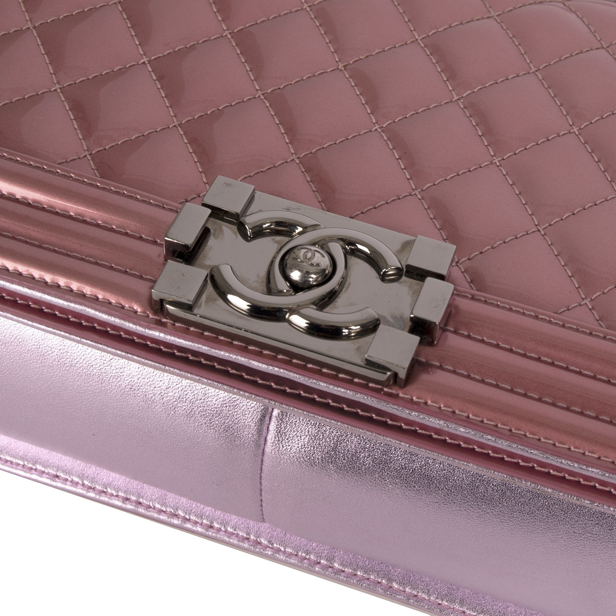 Chanel Medium Patent Boy Bag