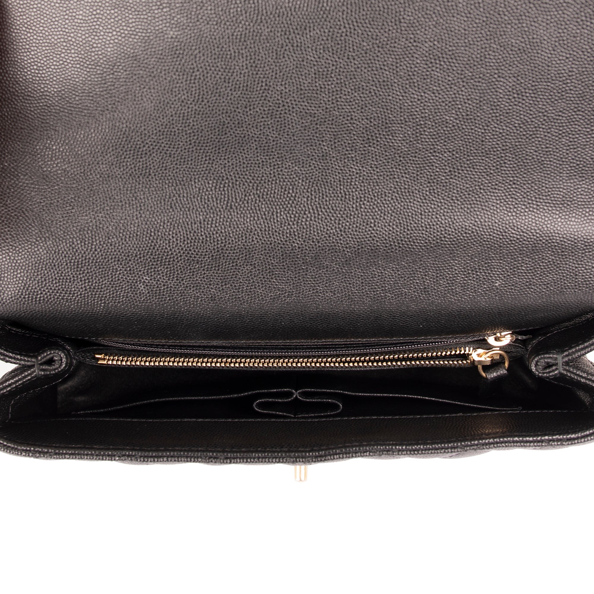 Chanel Medium Python-Trimmed Coco Handle Bag w/ Box, Receipt, Authenticity Card