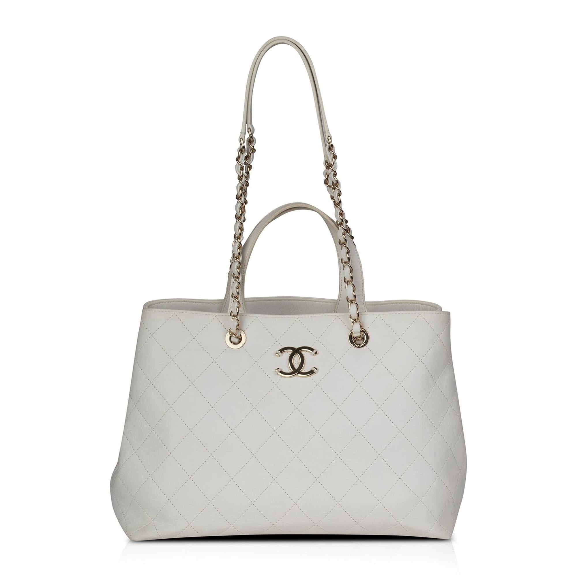 Chanel Medium Quilted Bullskin Neo Soft Shopping Tote w/ Authenticity Card