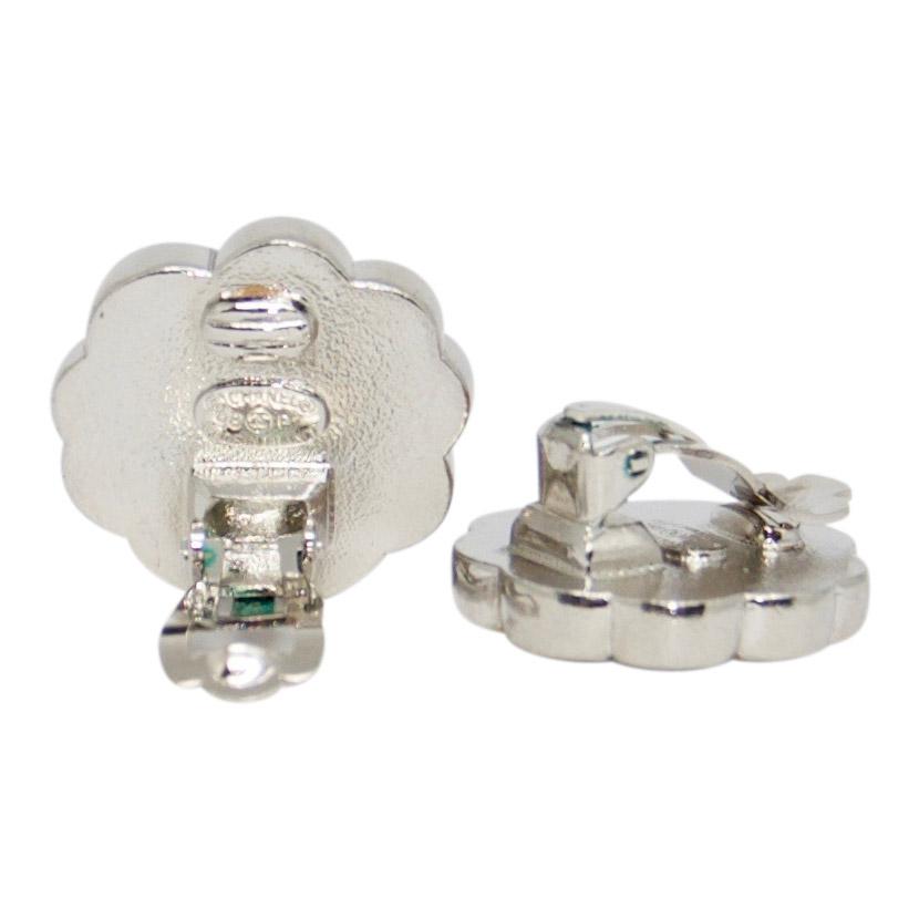 Chanel Mother of Pearl Clip-On Earrings
