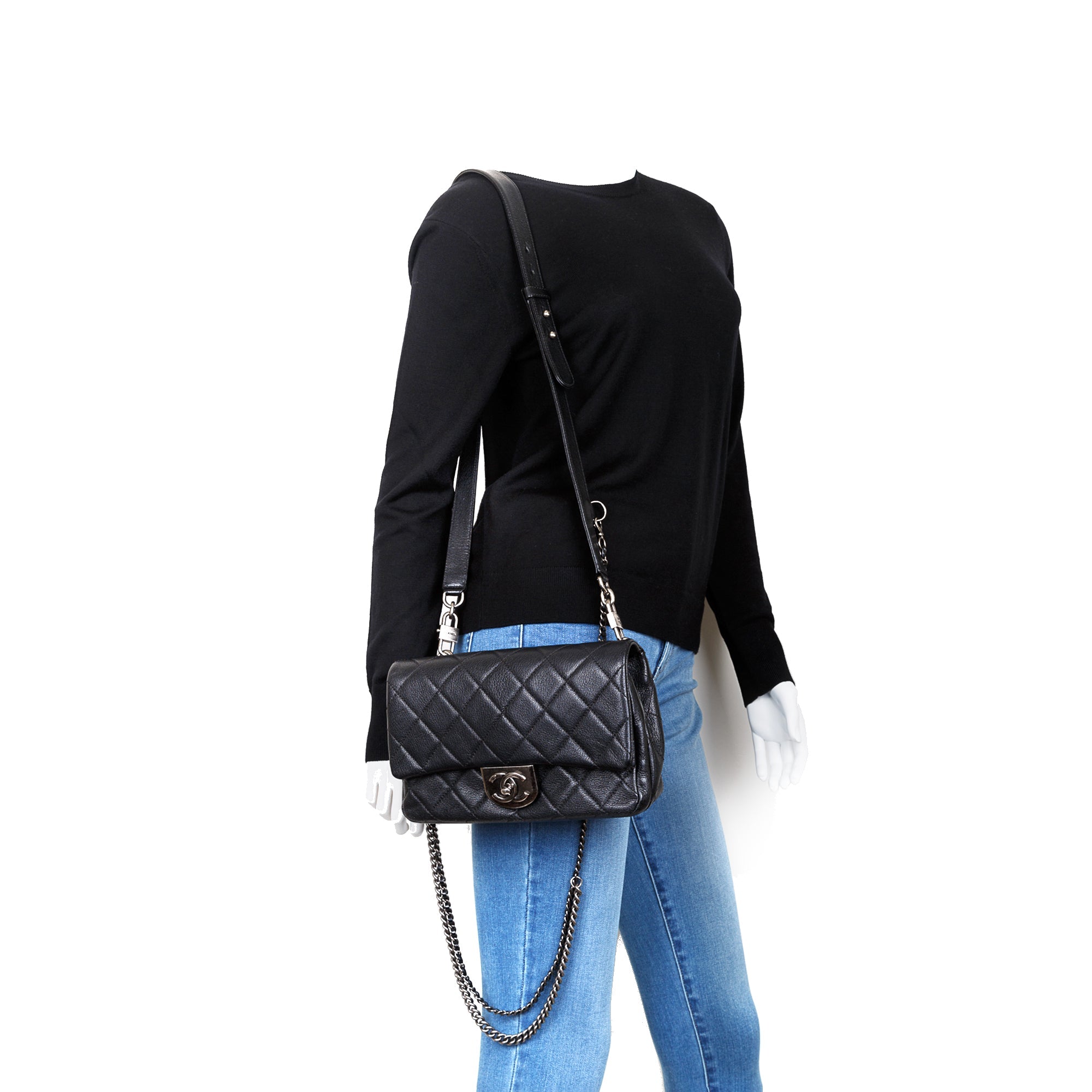 Chanel Paris-Seoul Medium Double Carry Flap Bag w/ Authenticity Card