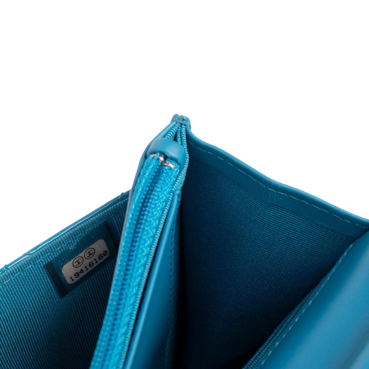 Chanel Patent Leather Classic Wallet on Chain w/ Box & Authenticity Card